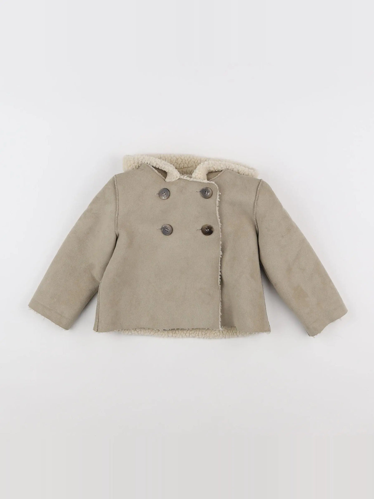 Mango - veste gris - 6/9 mois
