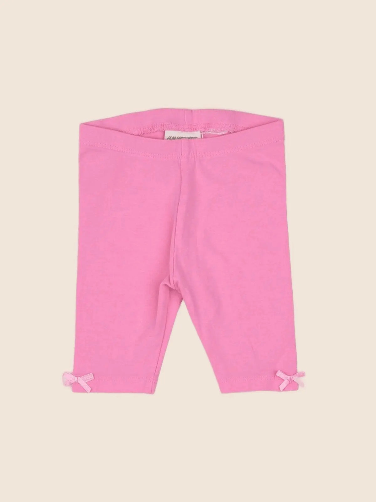 H&M - legging court rose - 3/6 mois
