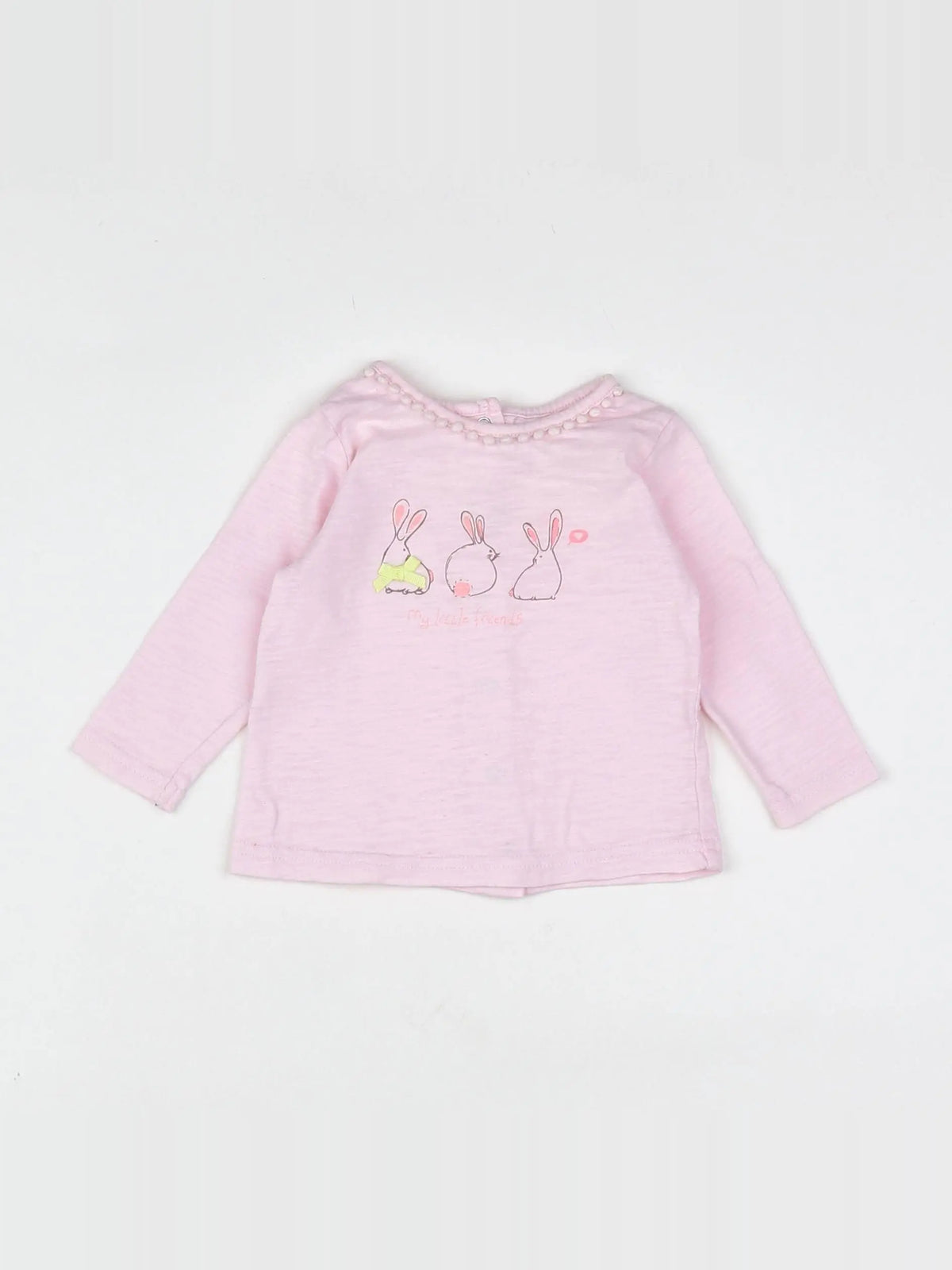 Tape à l'oeil - tee-shirt rose - 6 mois