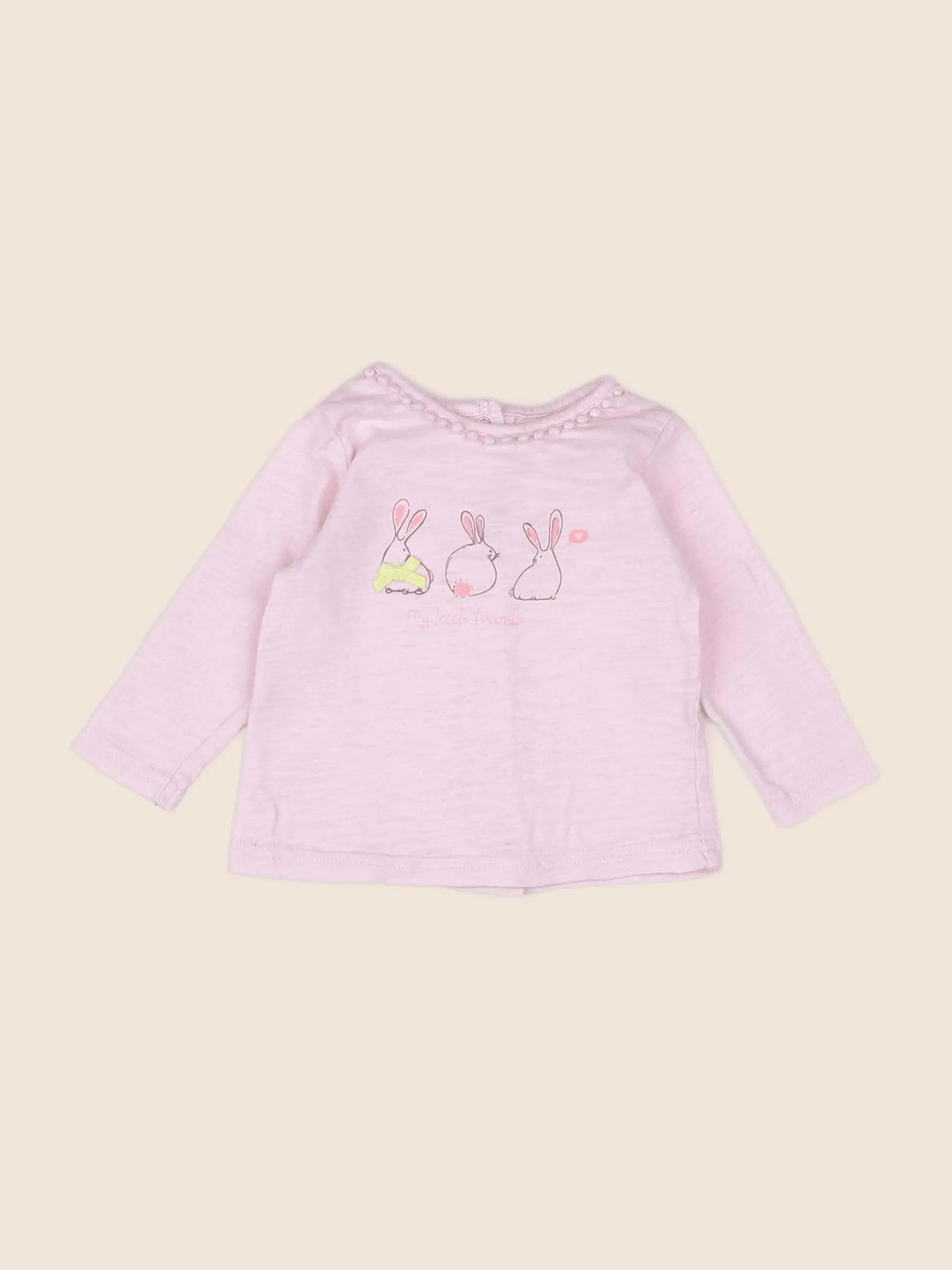 Tape à l'oeil - tee-shirt rose - 6 mois