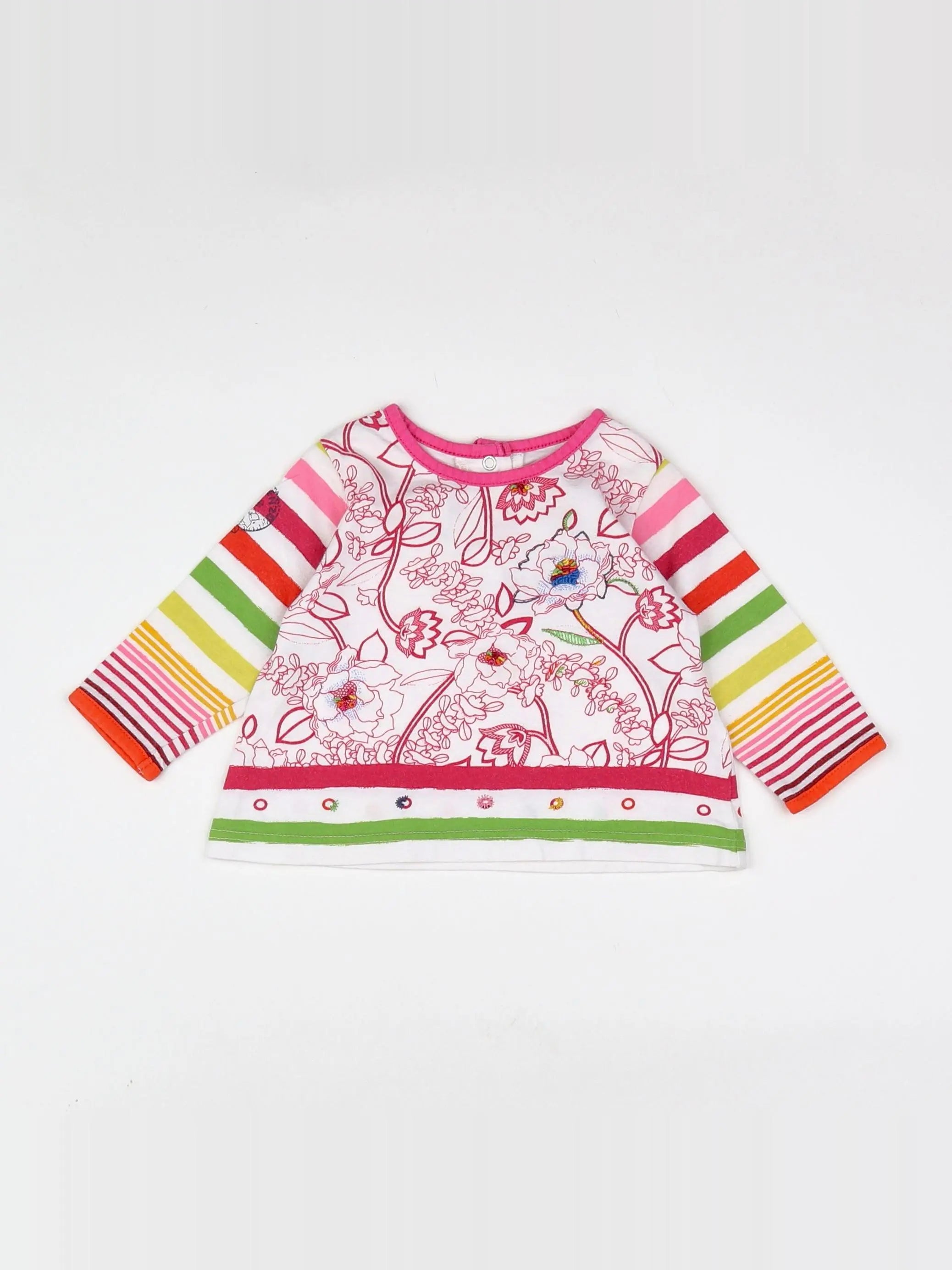 Kenzo - tee-shirt multicolore - 3 mois