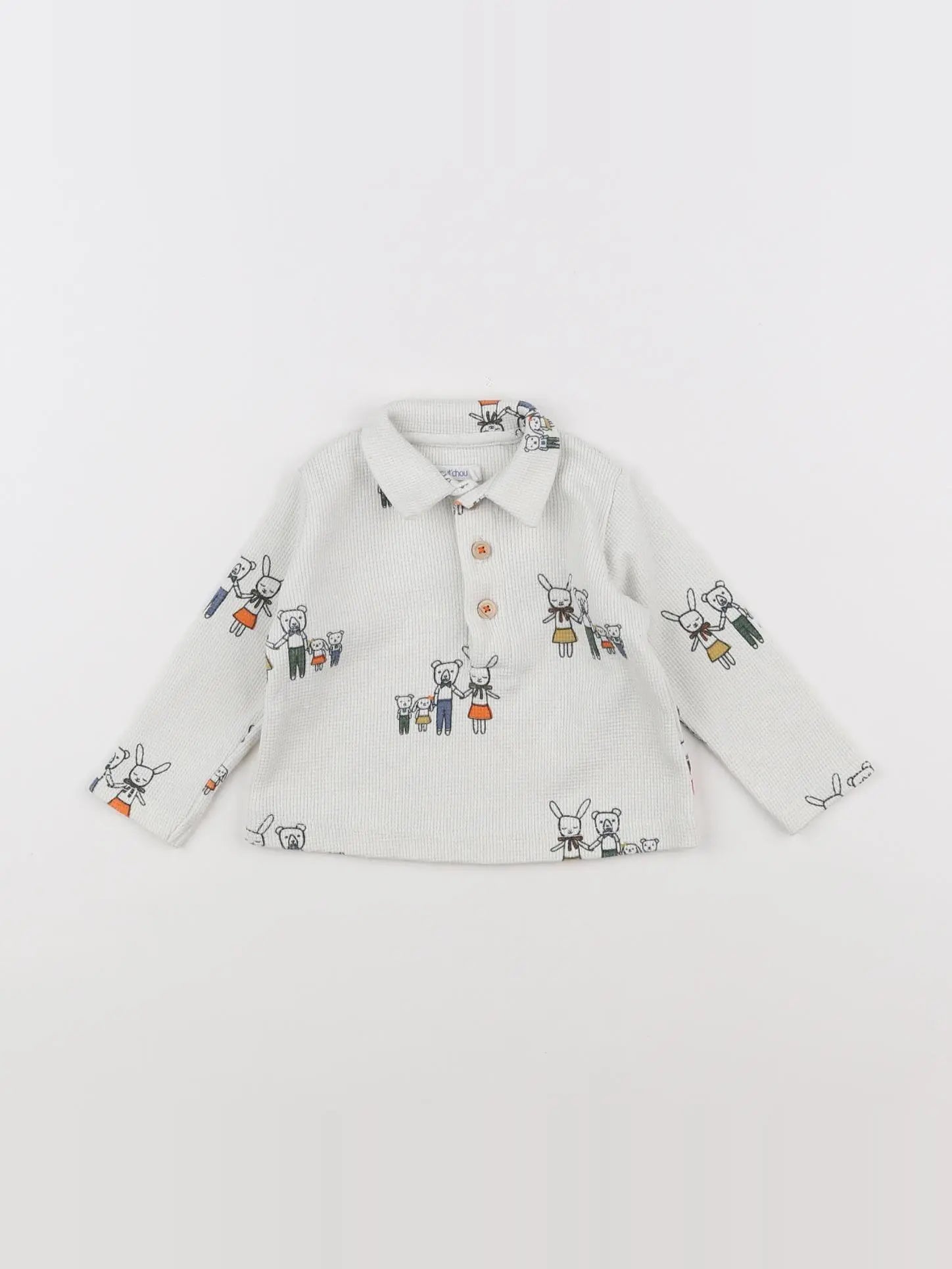 Boutchou - polo beige - 3 mois