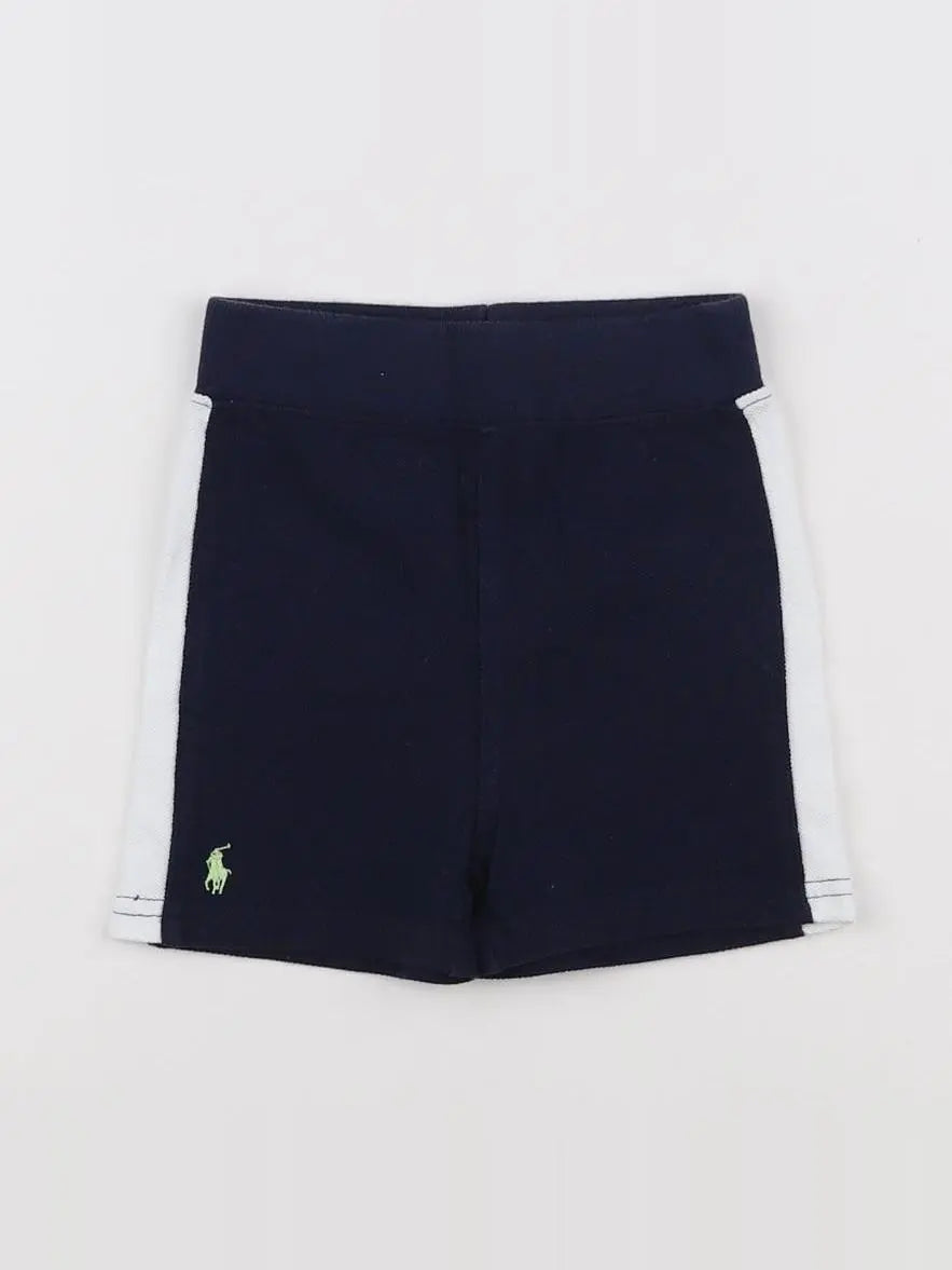 Ralph Lauren - short bleu - 6 mois