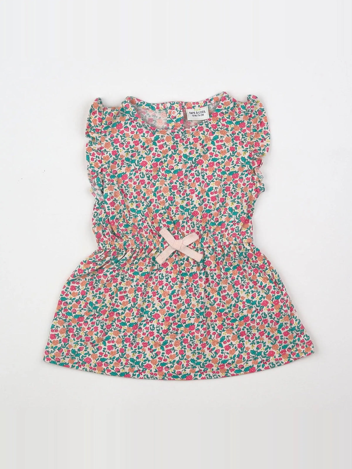 Tape à l'oeil - robe multicolore - 12 mois