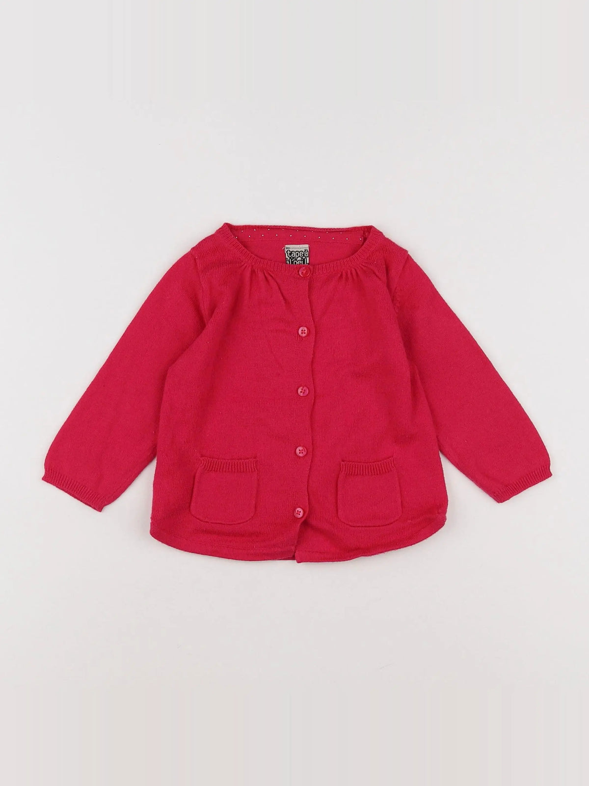 Tape à l'oeil - gilet rose - 9 mois