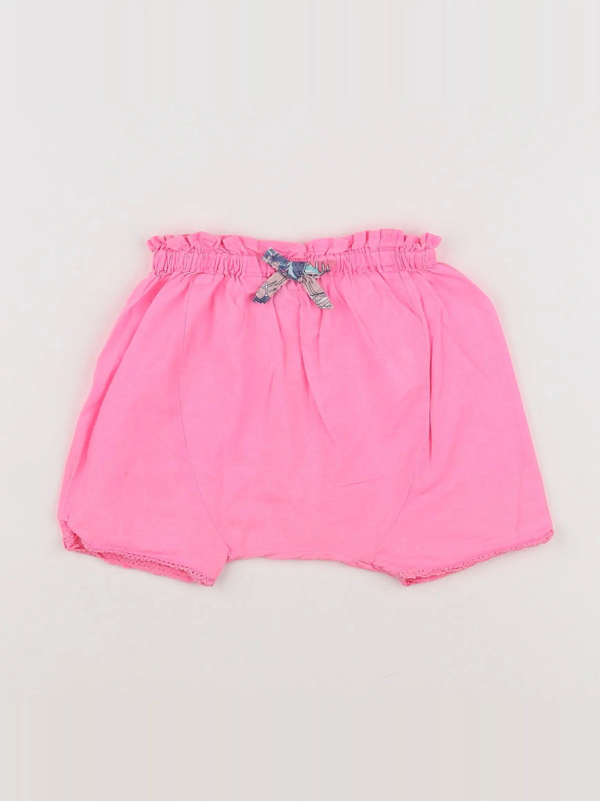 Tape à l'oeil - short rose fluo - 9 mois
