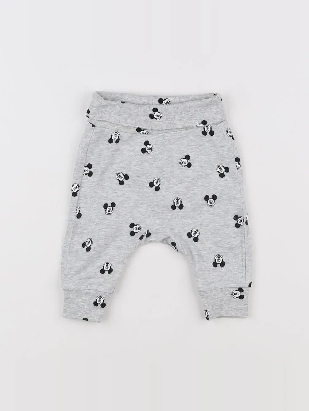 H&M - sarouel gris - 0/1 mois