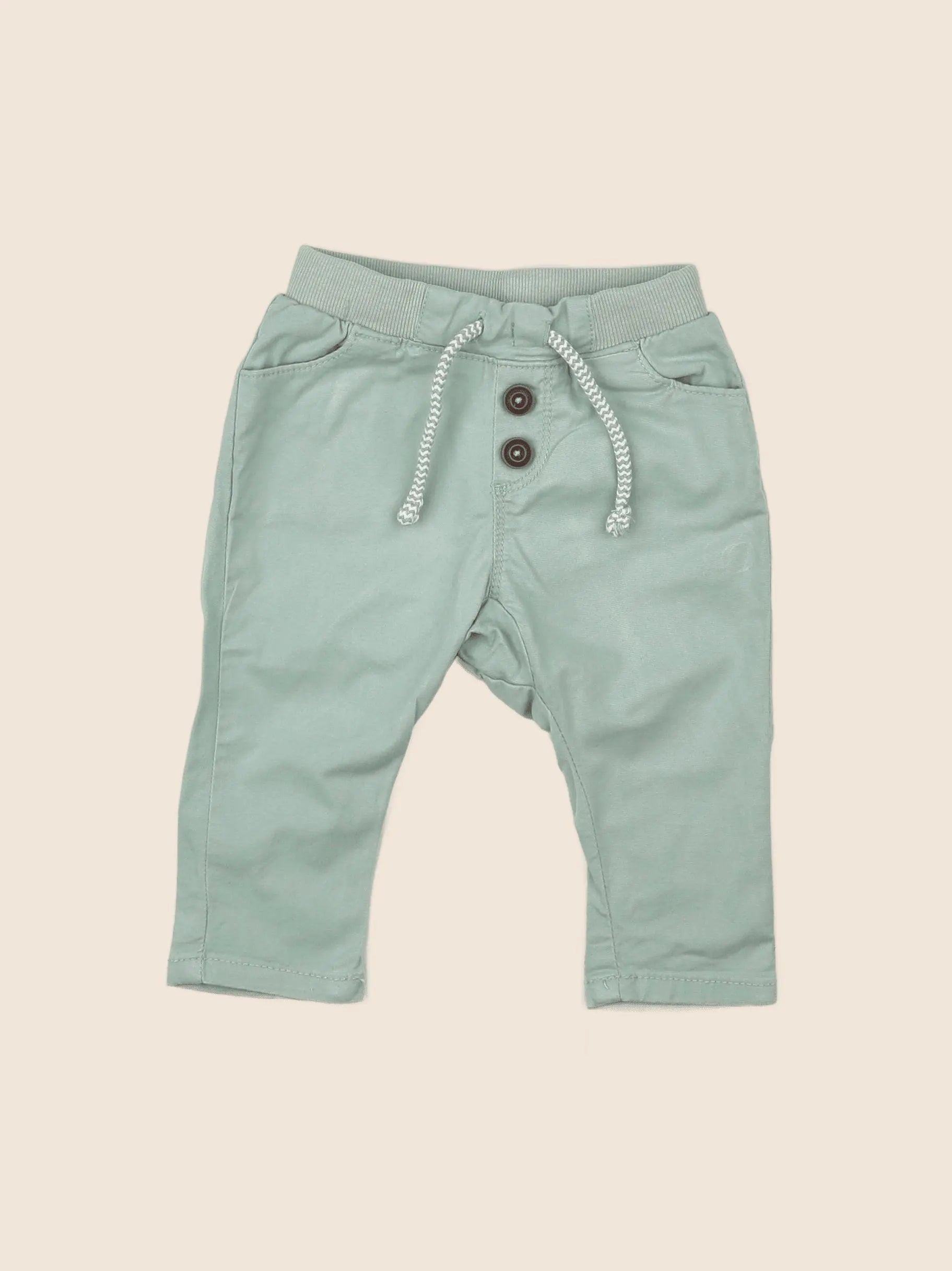 Tape à l'oeil - pantalon vert - 6 mois