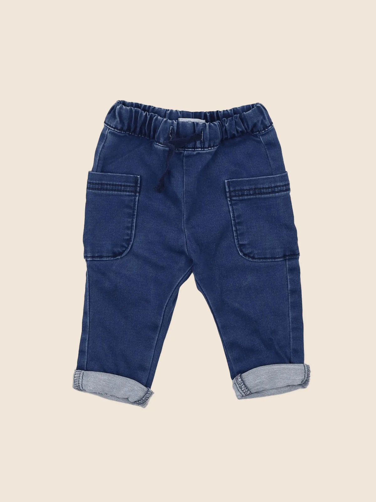 Vertbaudet - jean bleu - 6 mois