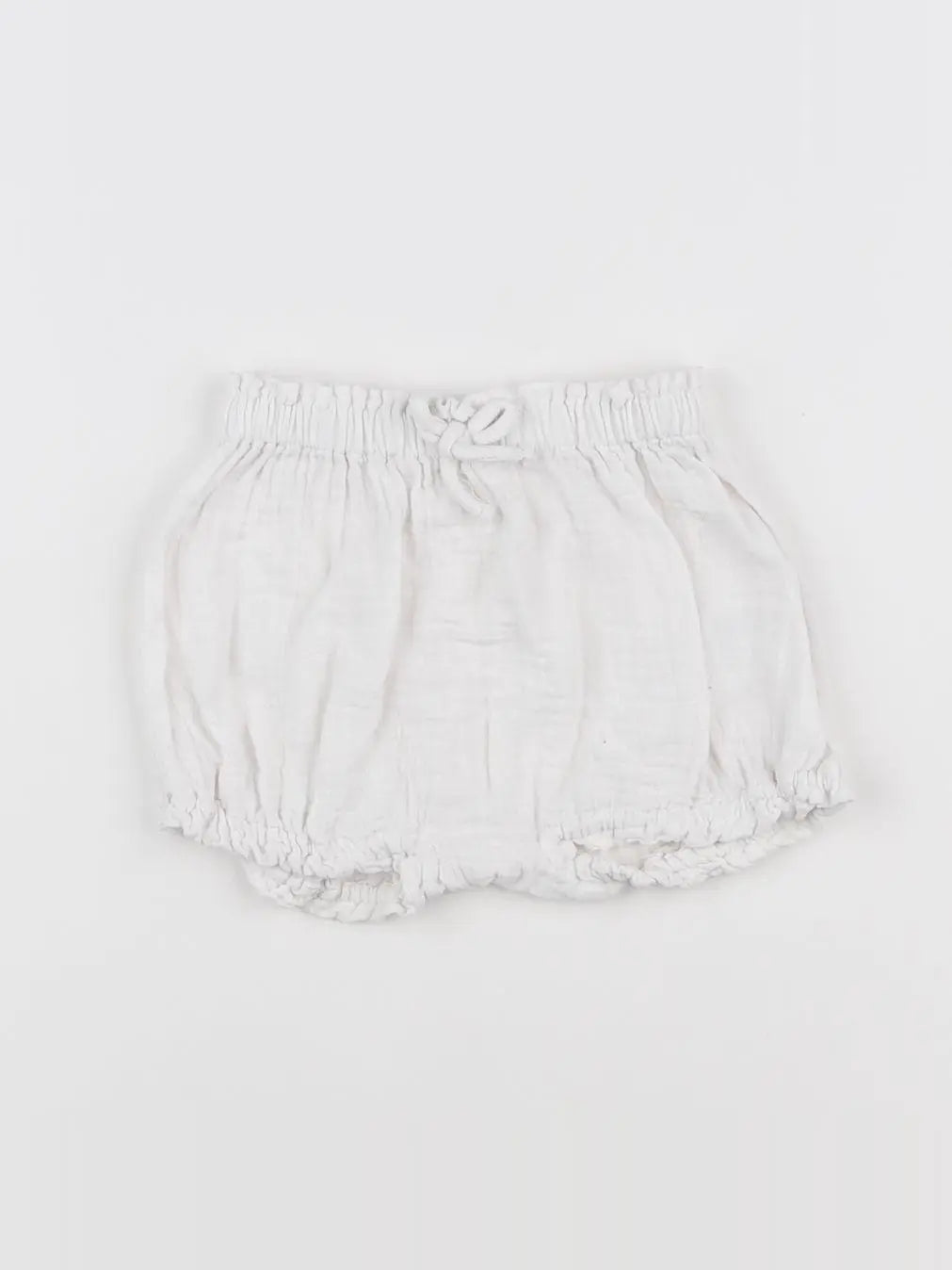 Vertbaudet - short blanc - 12 mois