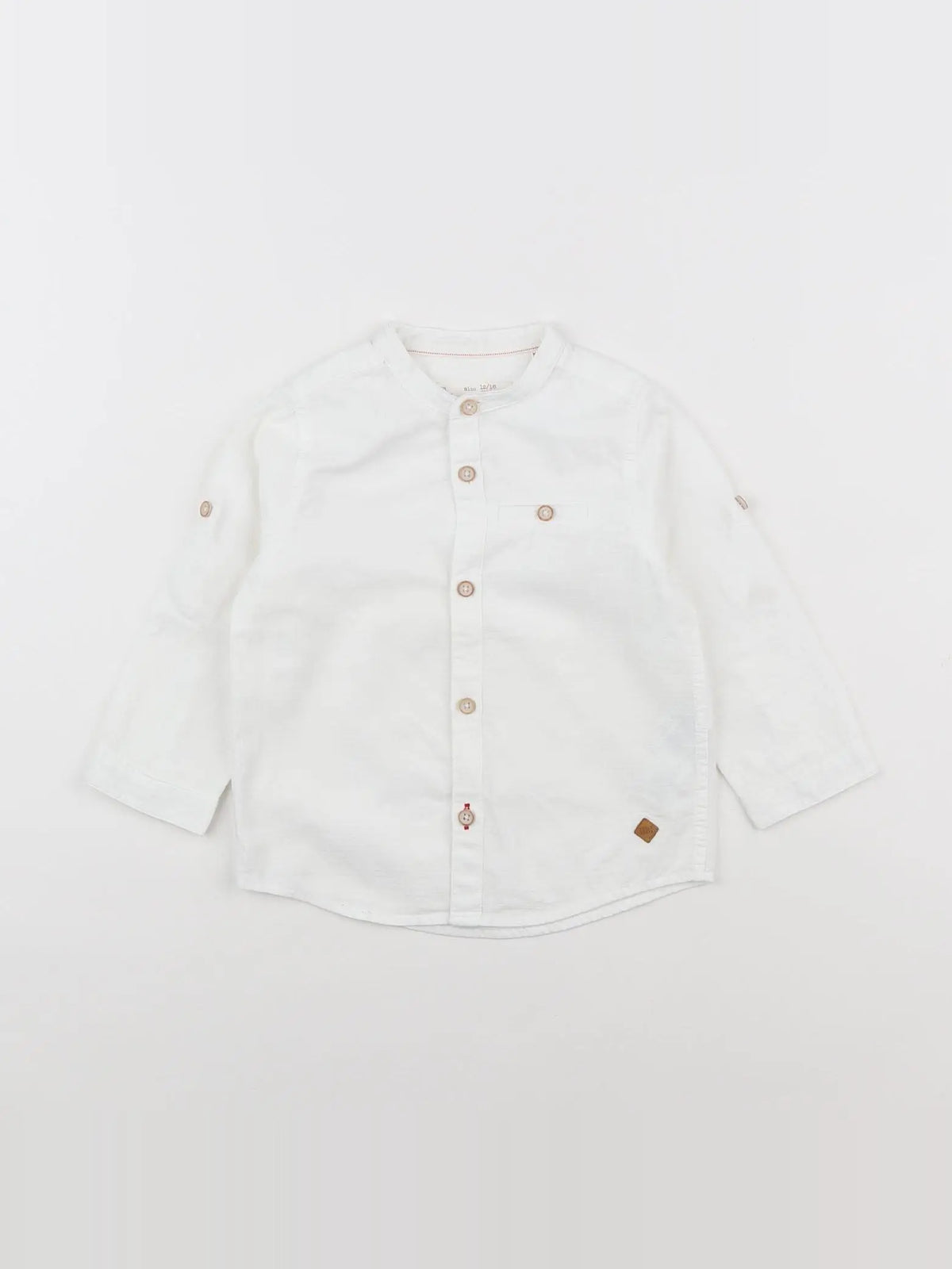 Zara - chemise blanc - 12/18 mois