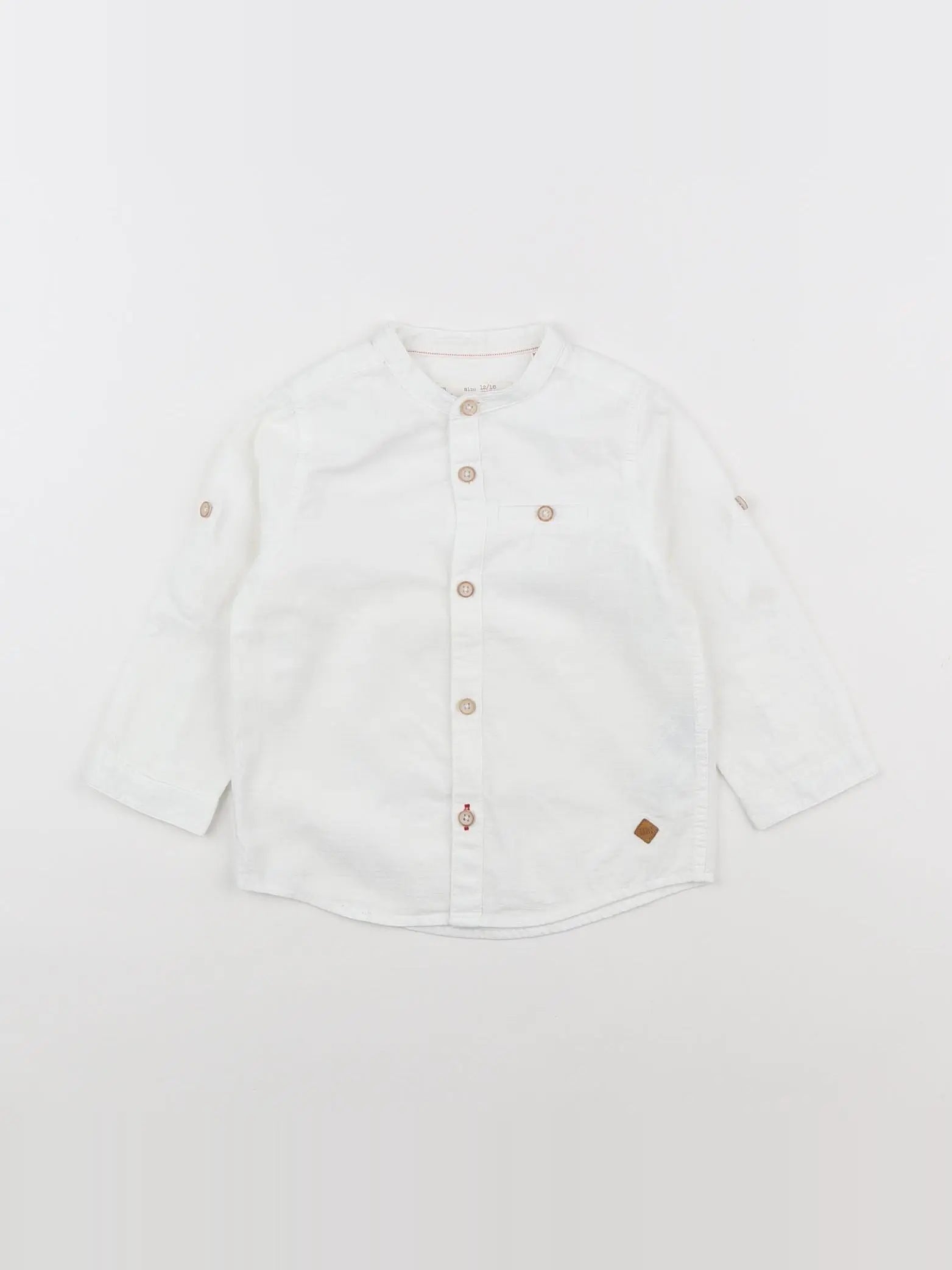 Zara - chemise blanc - 12/18 mois