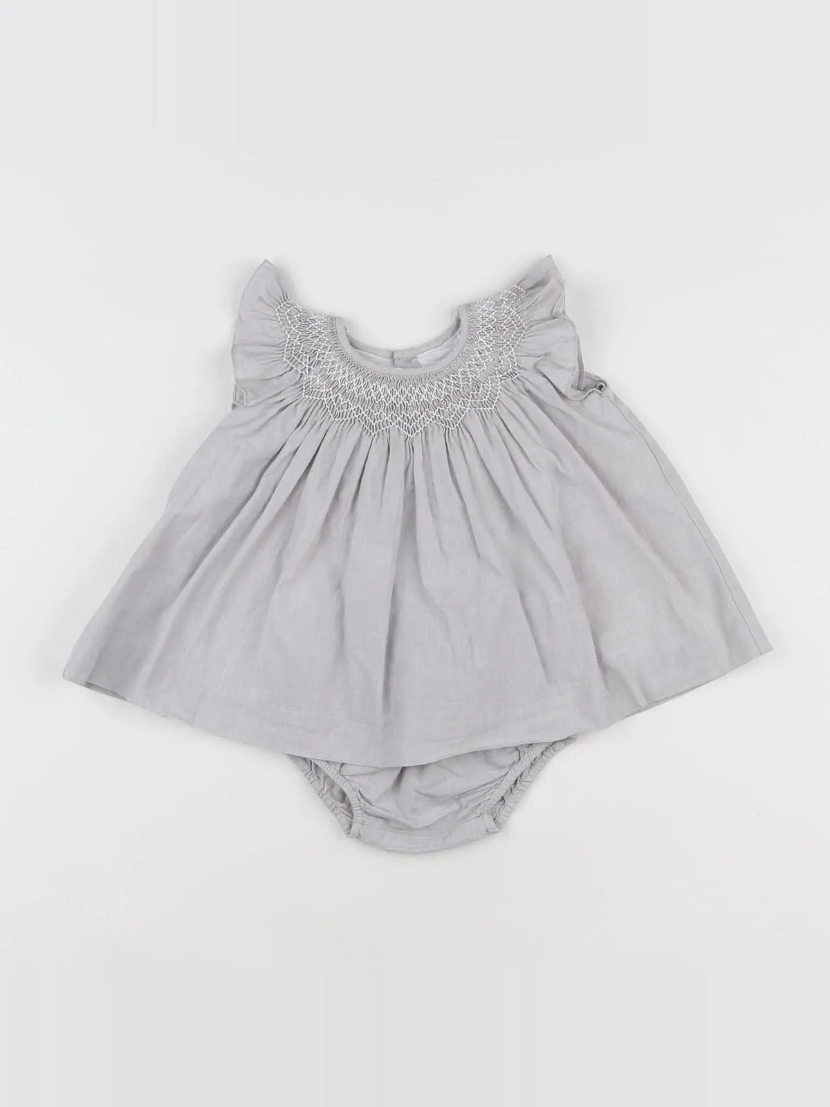 Jacadi - robe gris - 3 mois