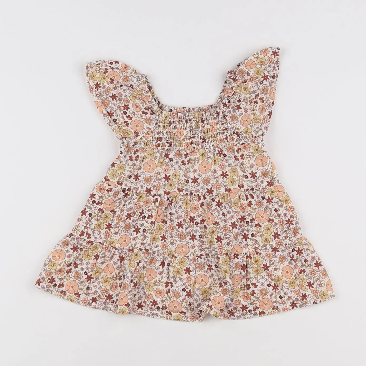 Vertbaudet - robe multicolore - 6 mois