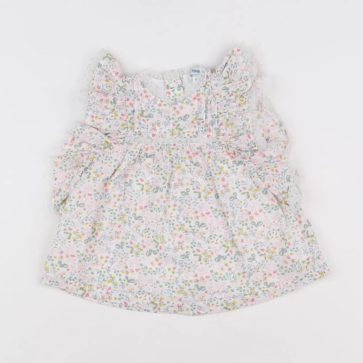 Vertbaudet - blouse multicolore - 3 mois