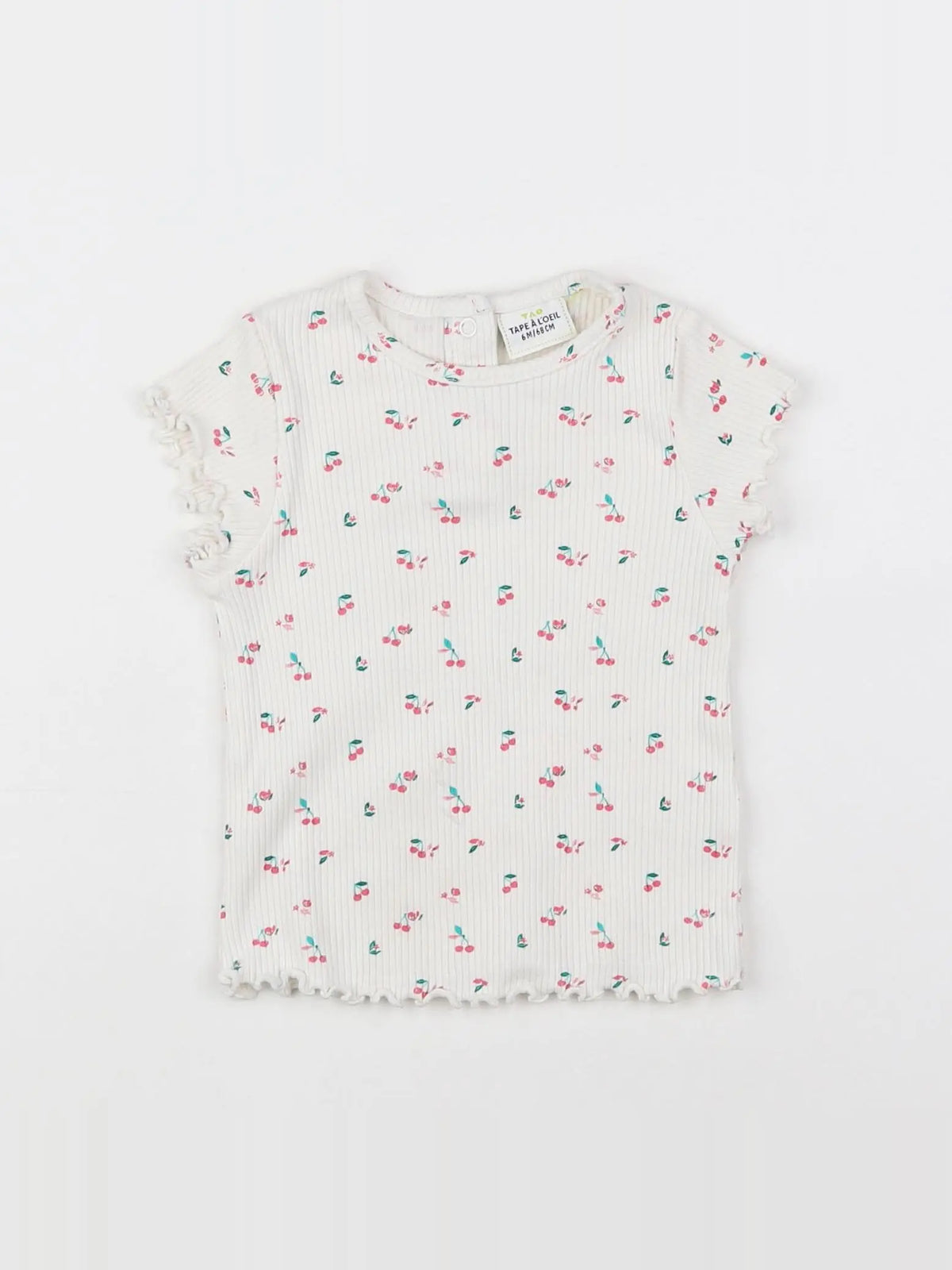 Tape à l'oeil - tee-shirt blanc - 6 mois