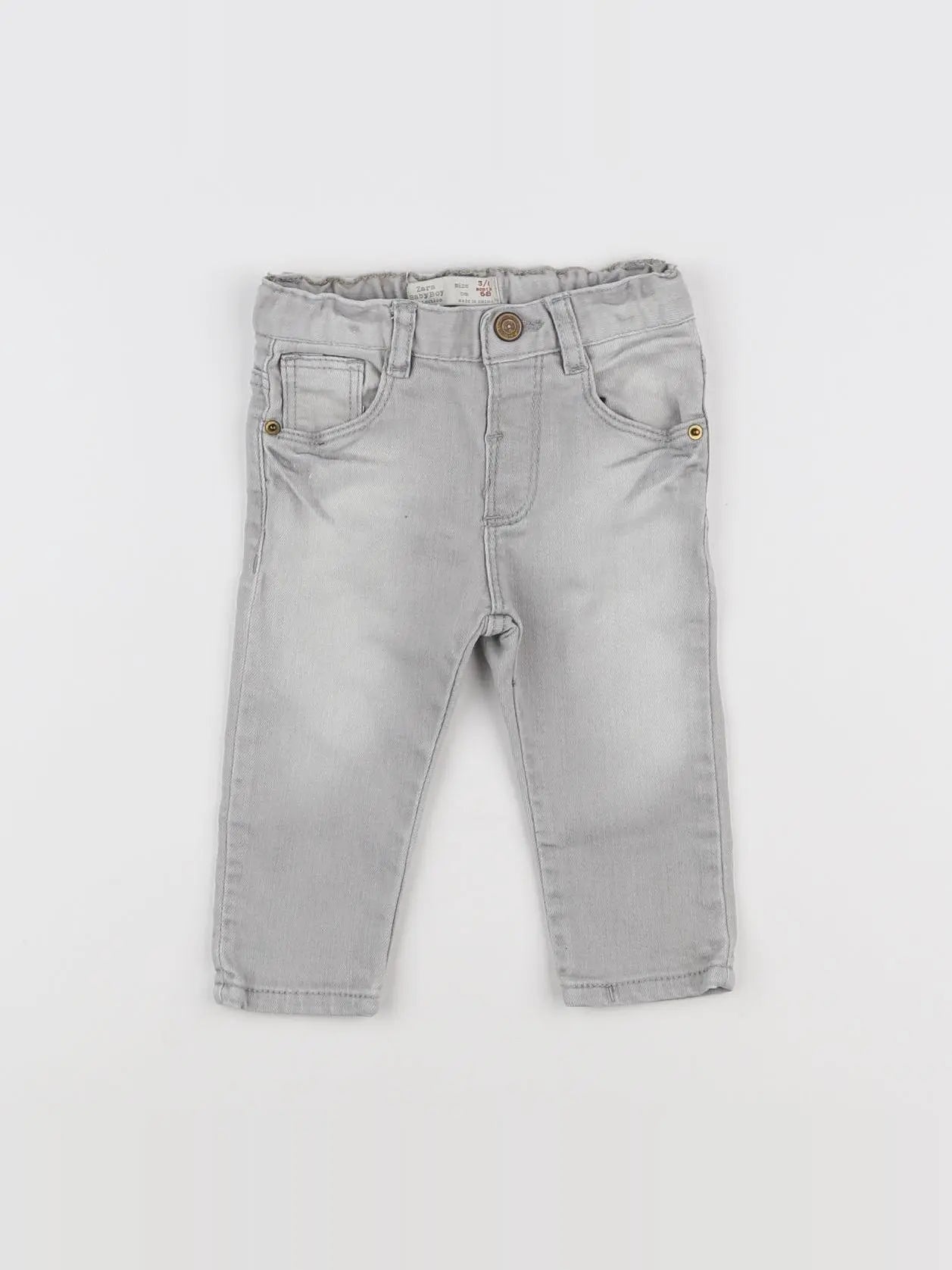 Zara - jean gris - 3/6 mois