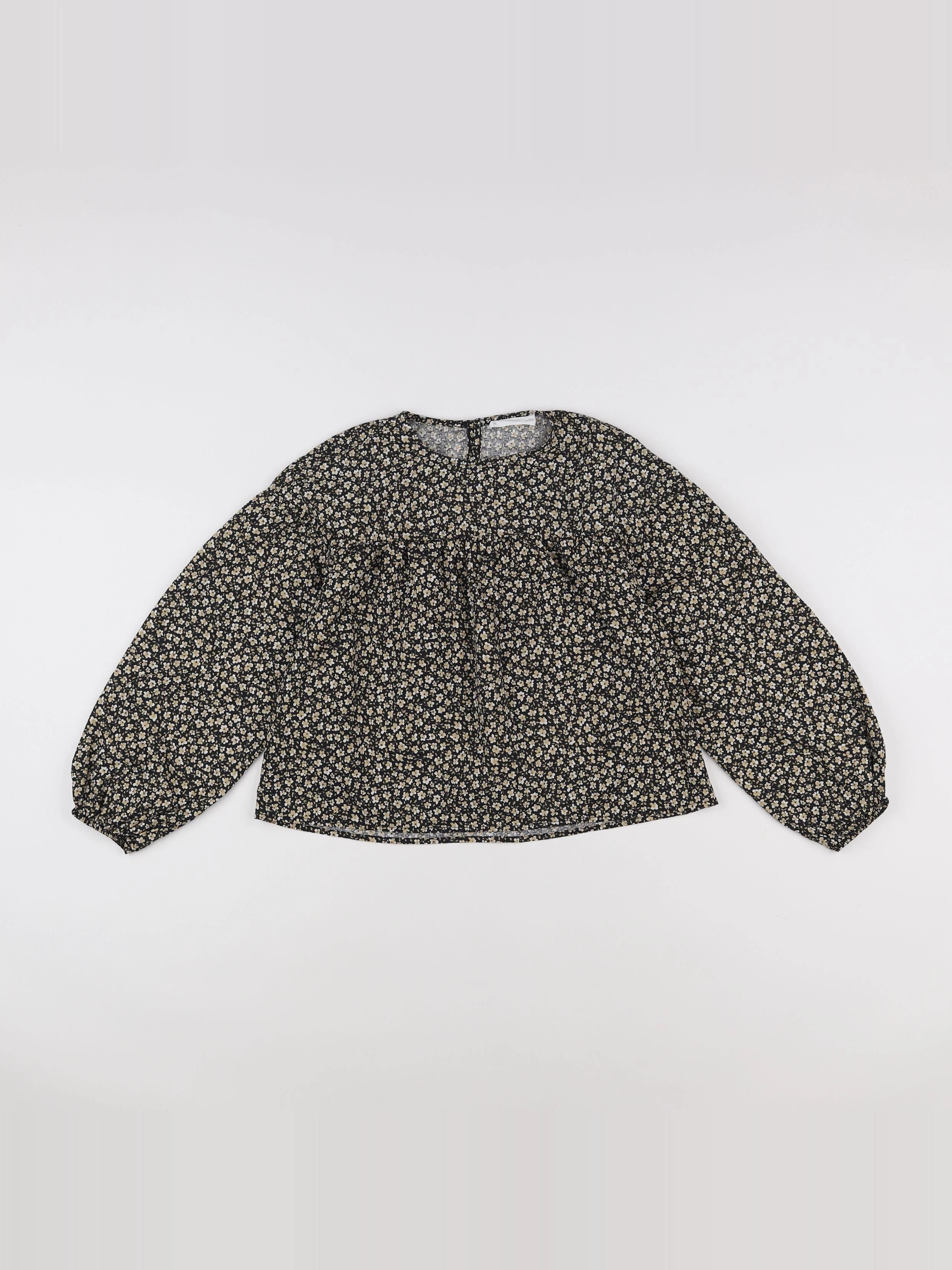 Mango - blouse jaune, noir - 8 ans