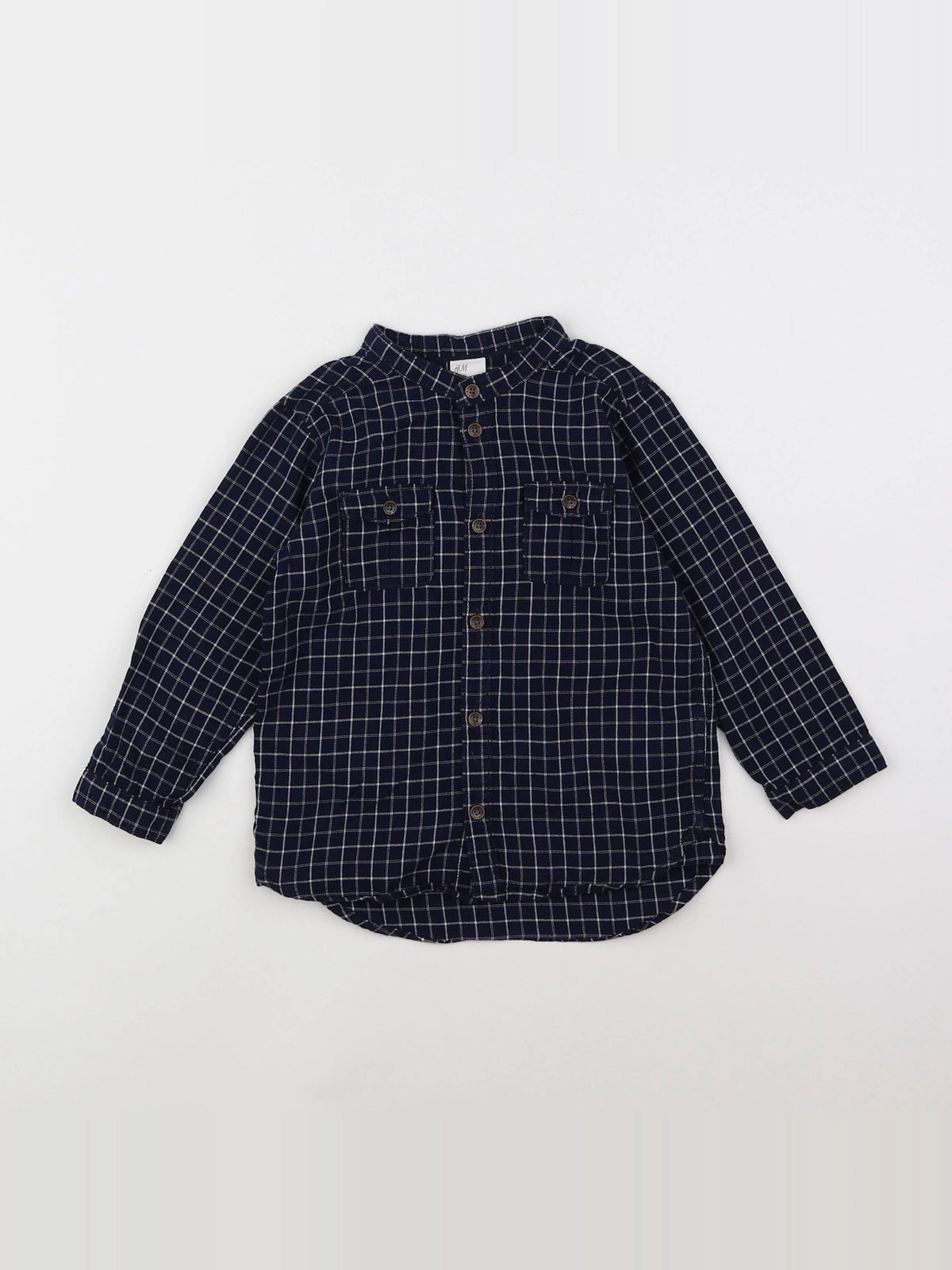 H&M - chemise bleu - 18 mois à 2 ans