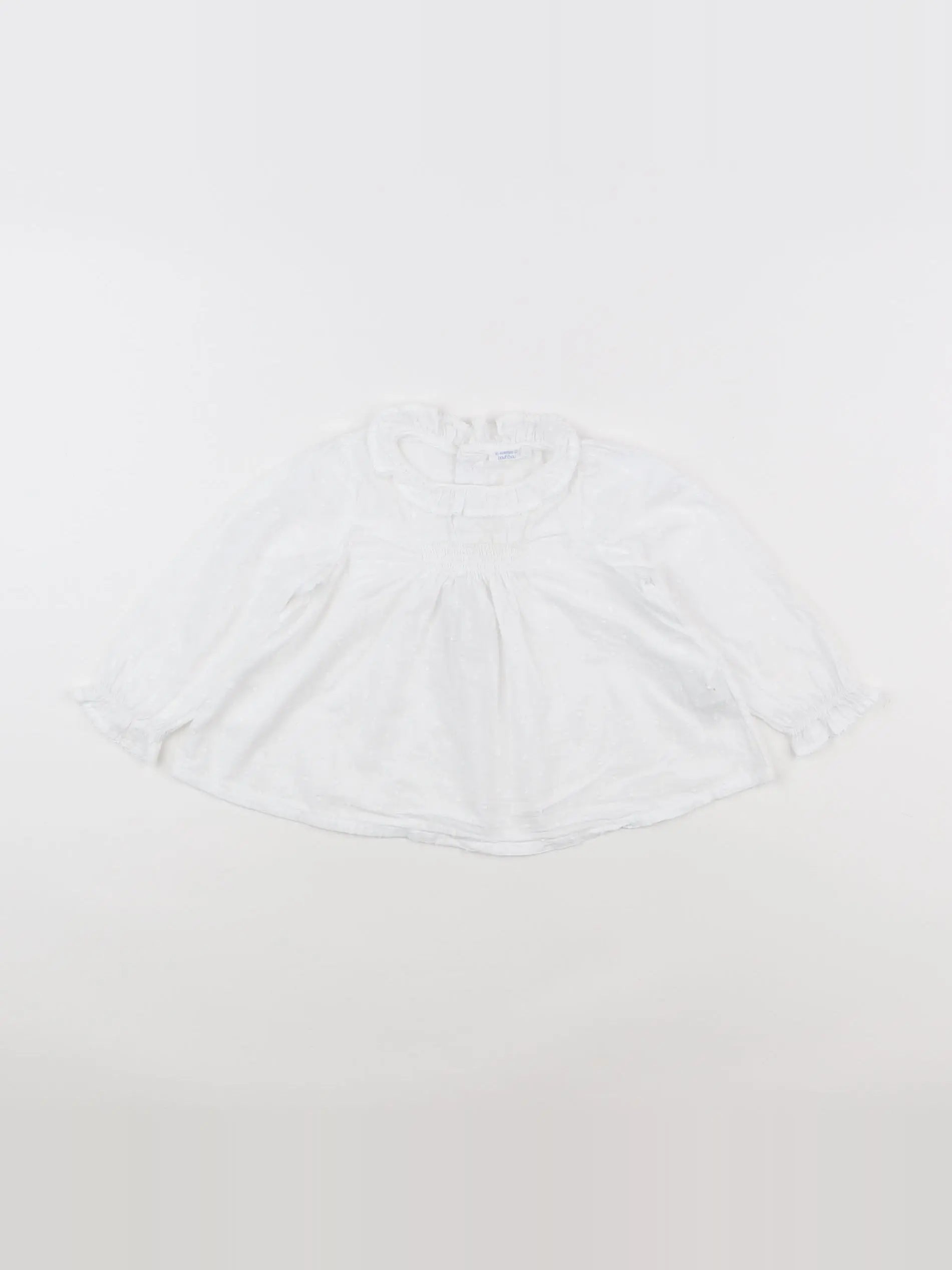 Boutchou - blouse blanc - 12 mois