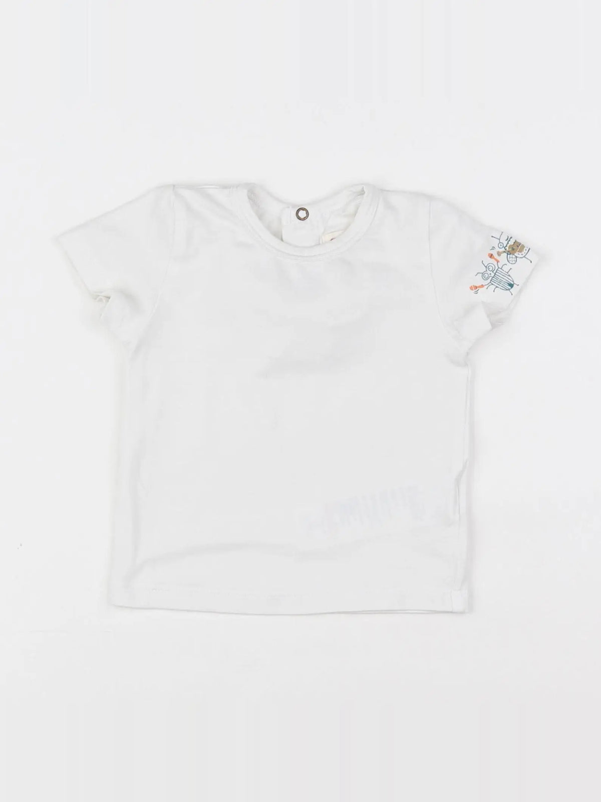 Catimini - tee-shirt blanc - 6 mois