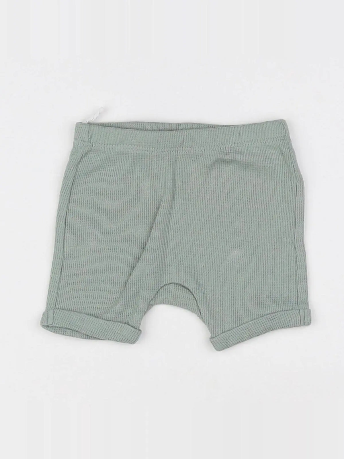 H&M - short vert - 3 mois