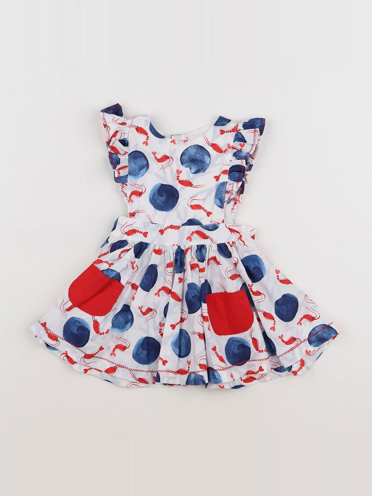 Catimini - robe blanc - 6 mois