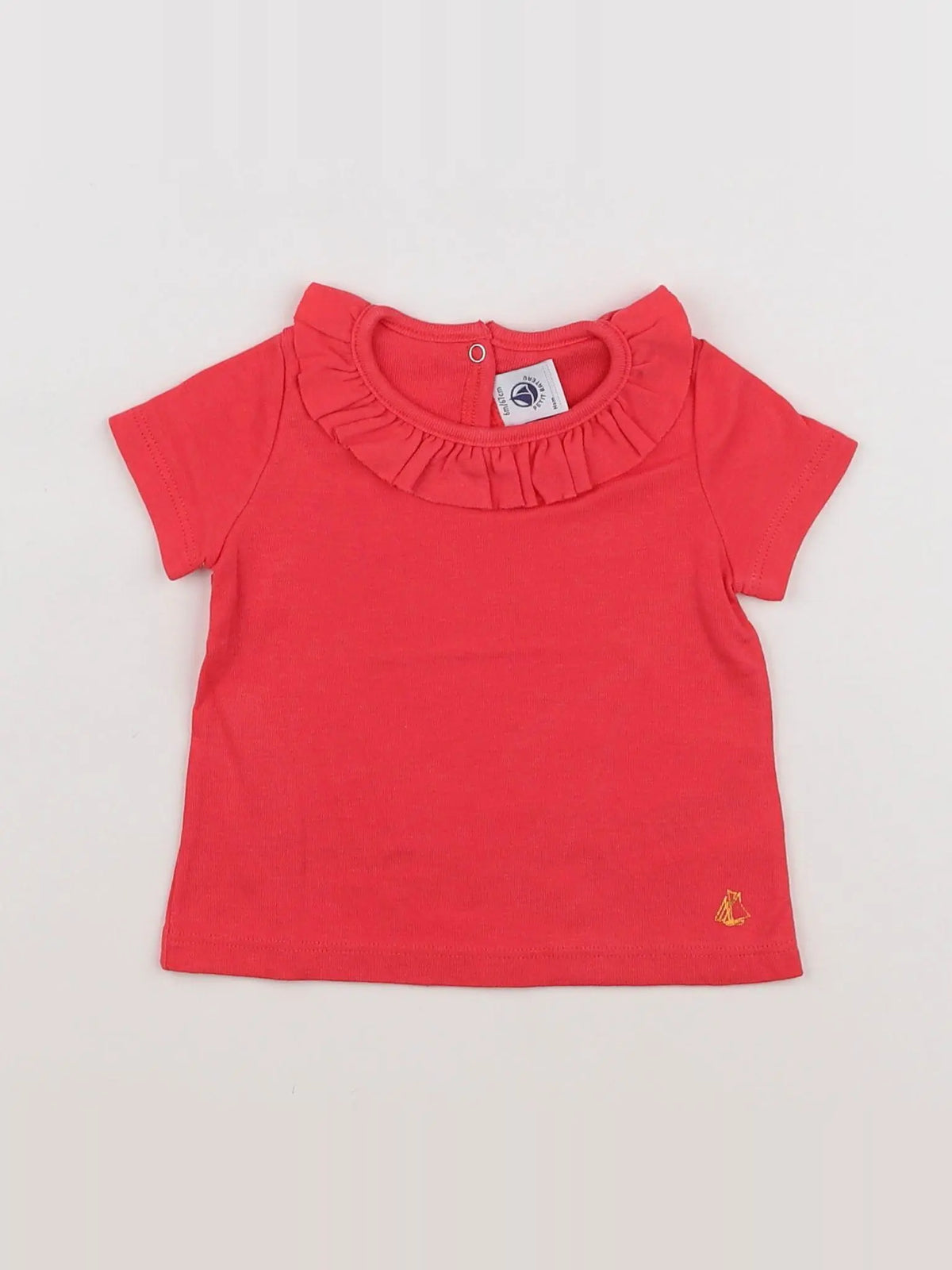 Petit Bateau - tee-shirt rose - 6 mois