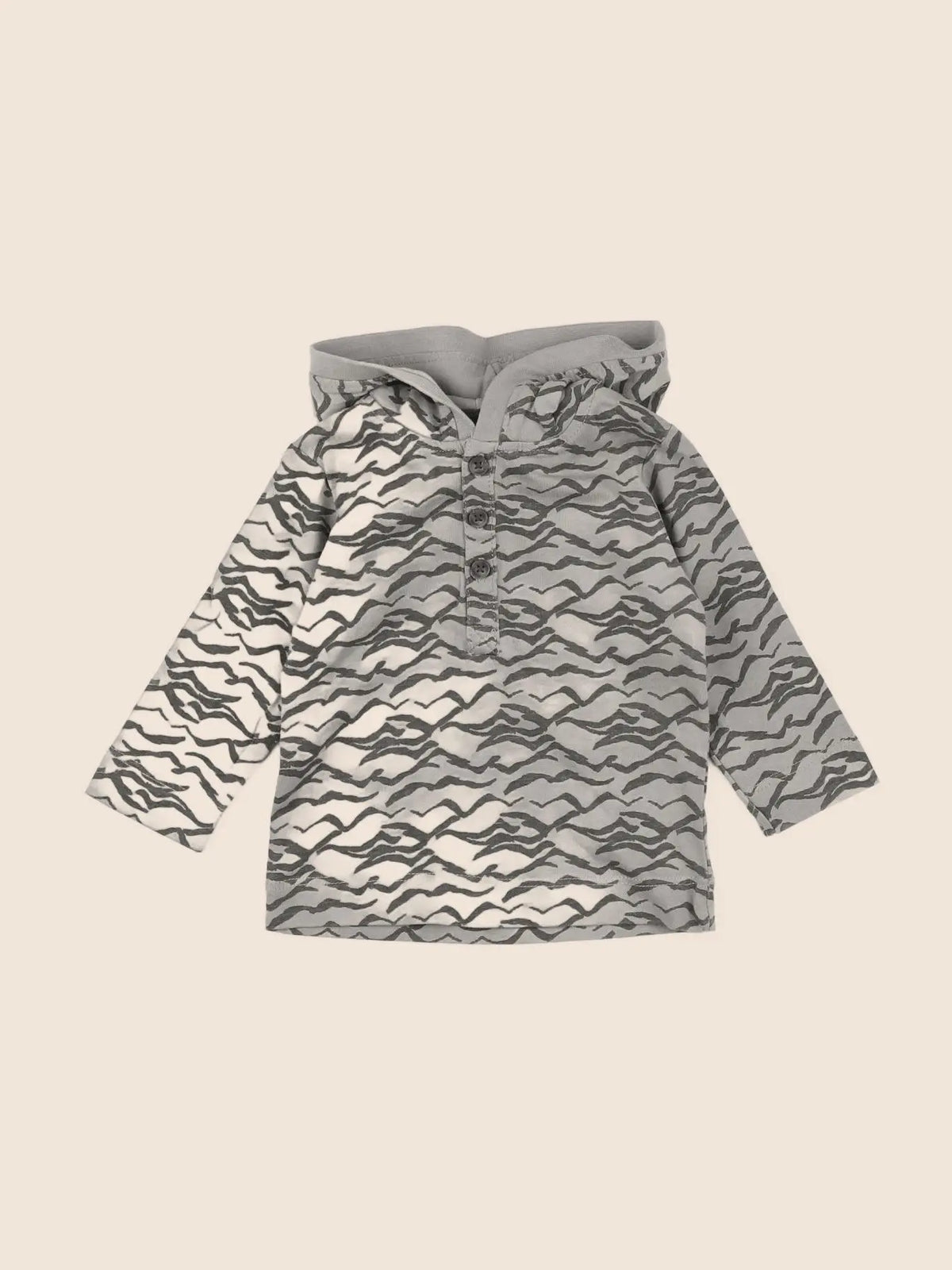 Vertbaudet - tee-shirt gris - 6 mois