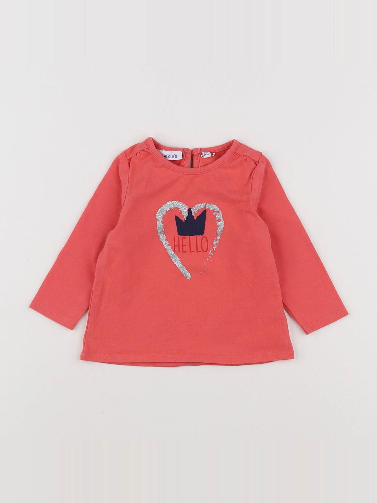 Noukie's - tee-shirt rose - 6 mois