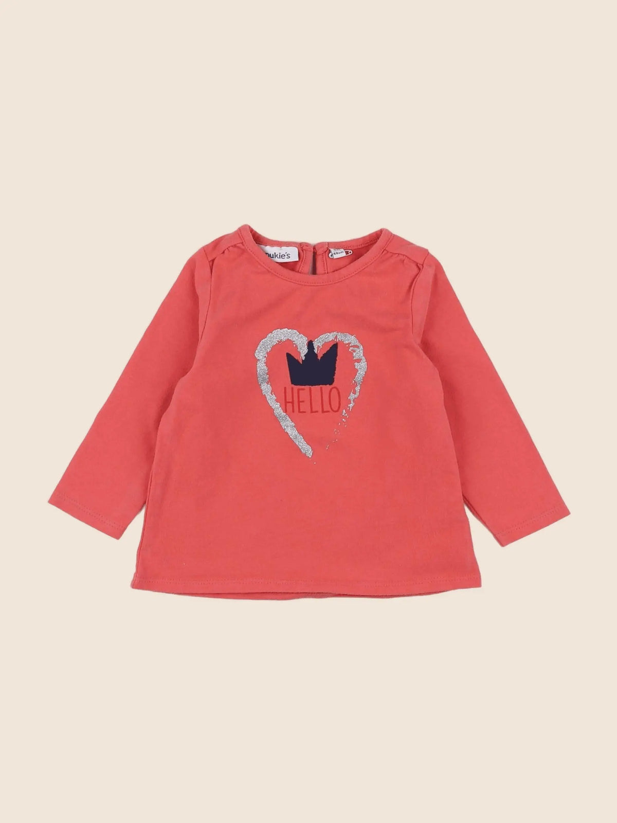 Noukie's - tee-shirt rose - 6 mois