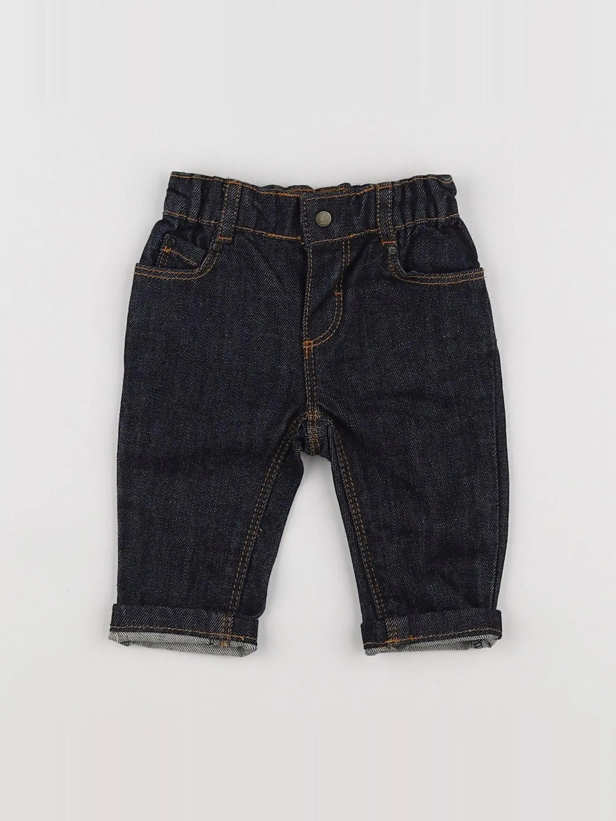 Petit Bateau - jean bleu - 3 mois