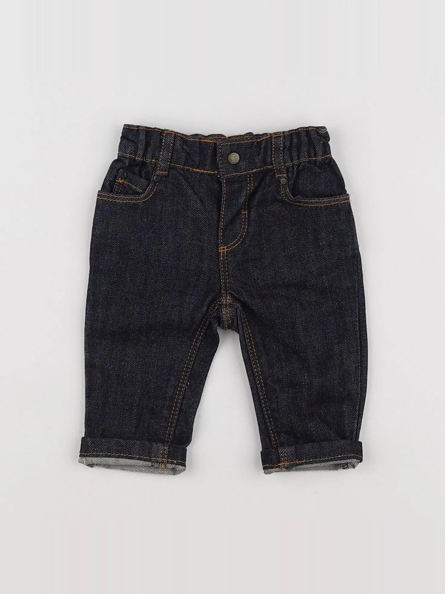 Petit Bateau - jean bleu - 3 mois