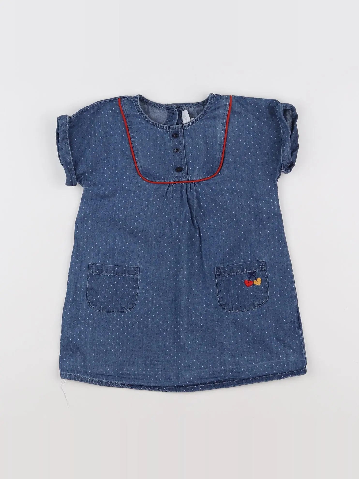 Cadet Rousselle - robe bleu - 2 ans