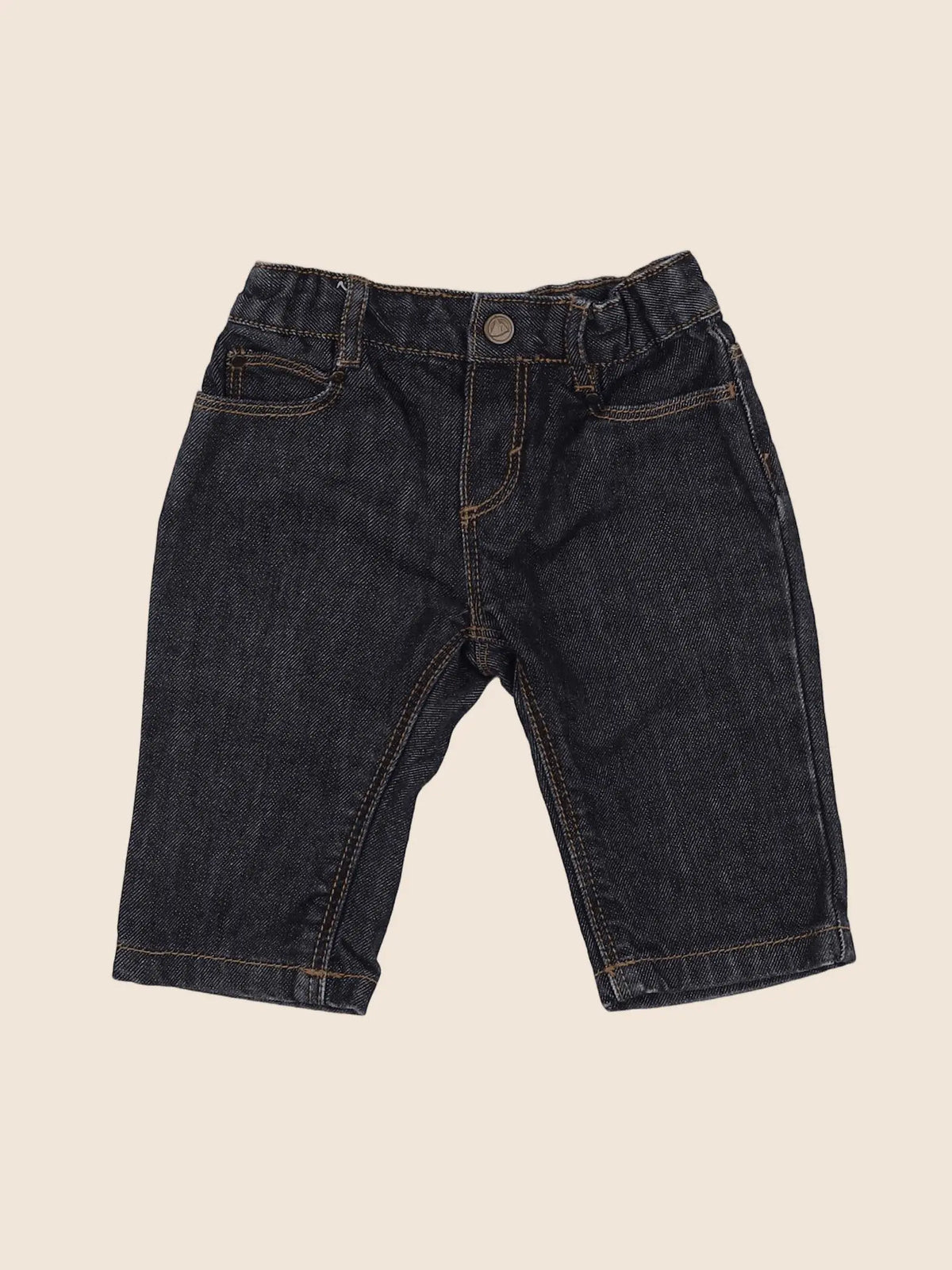 Petit Bateau - jean bleu - 3 mois