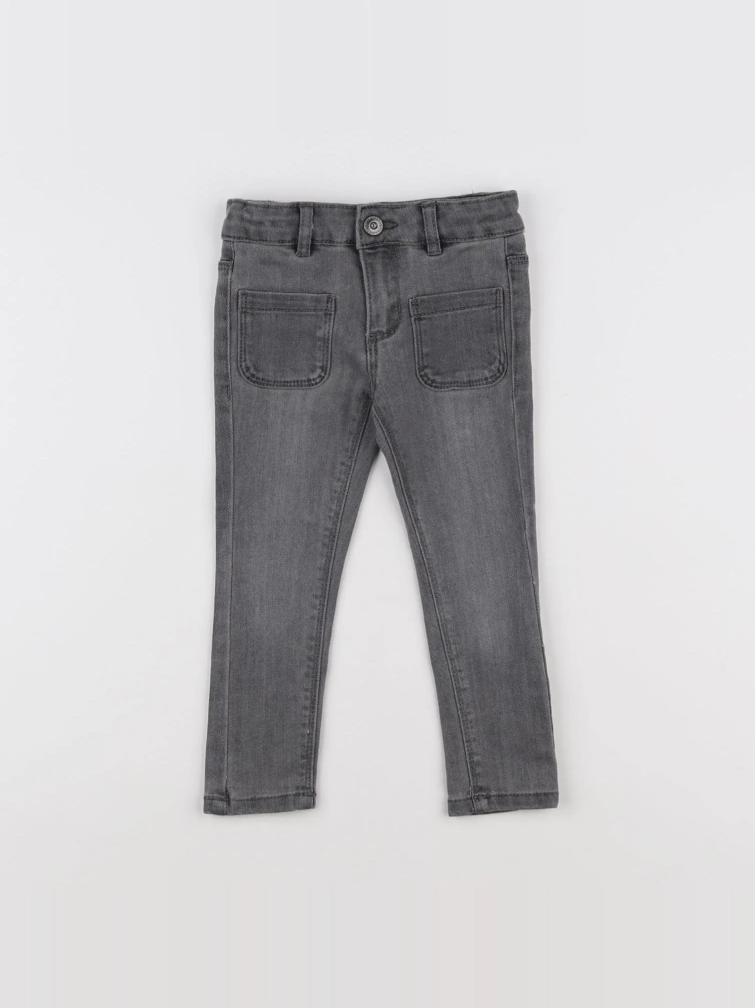 Vertbaudet - jean gris - 2 ans