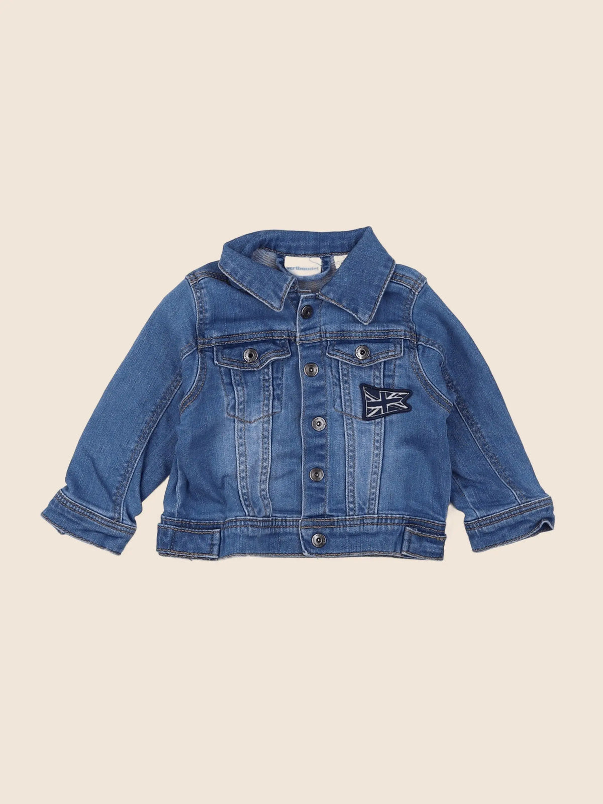 Vertbaudet - veste bleu - 12 mois