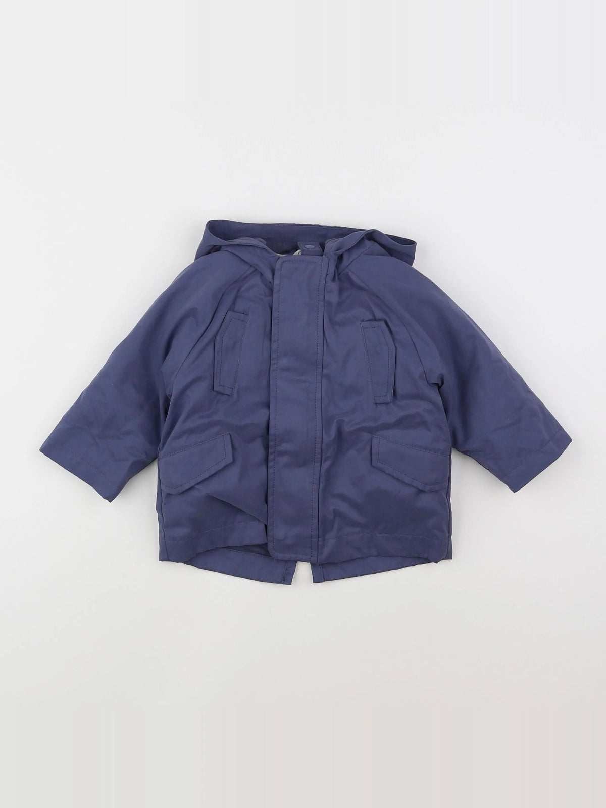 Vertbaudet - parka bleu - 9 mois