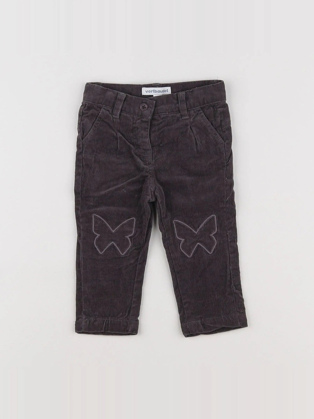 Vertbaudet - pantalon marron - 3 mois
