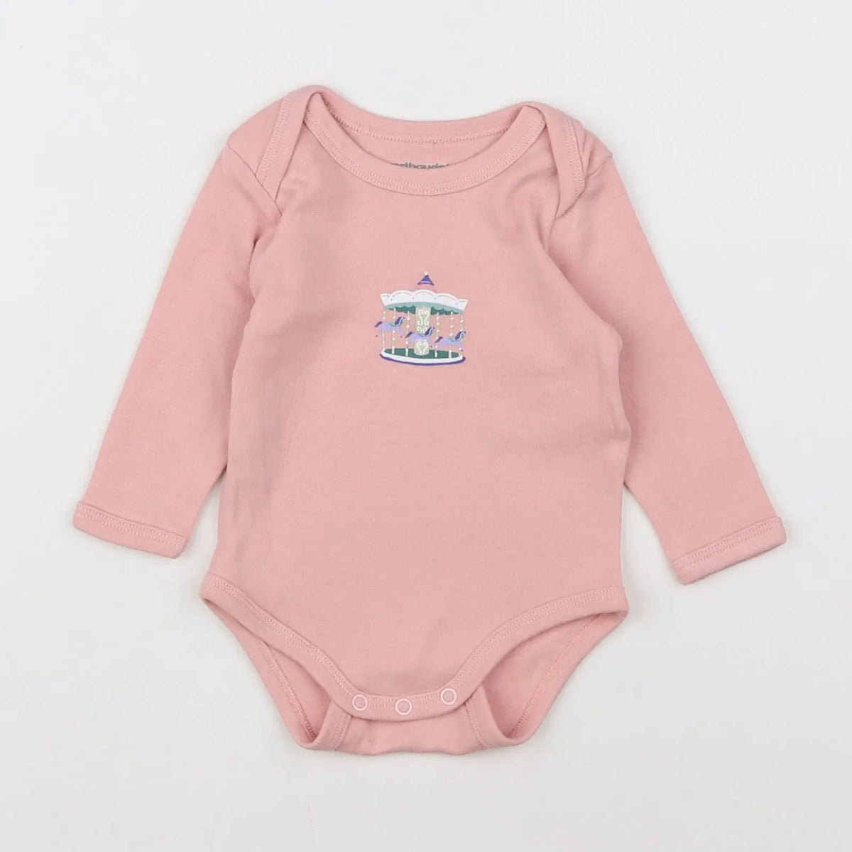 Vertbaudet - body rose - 3 mois