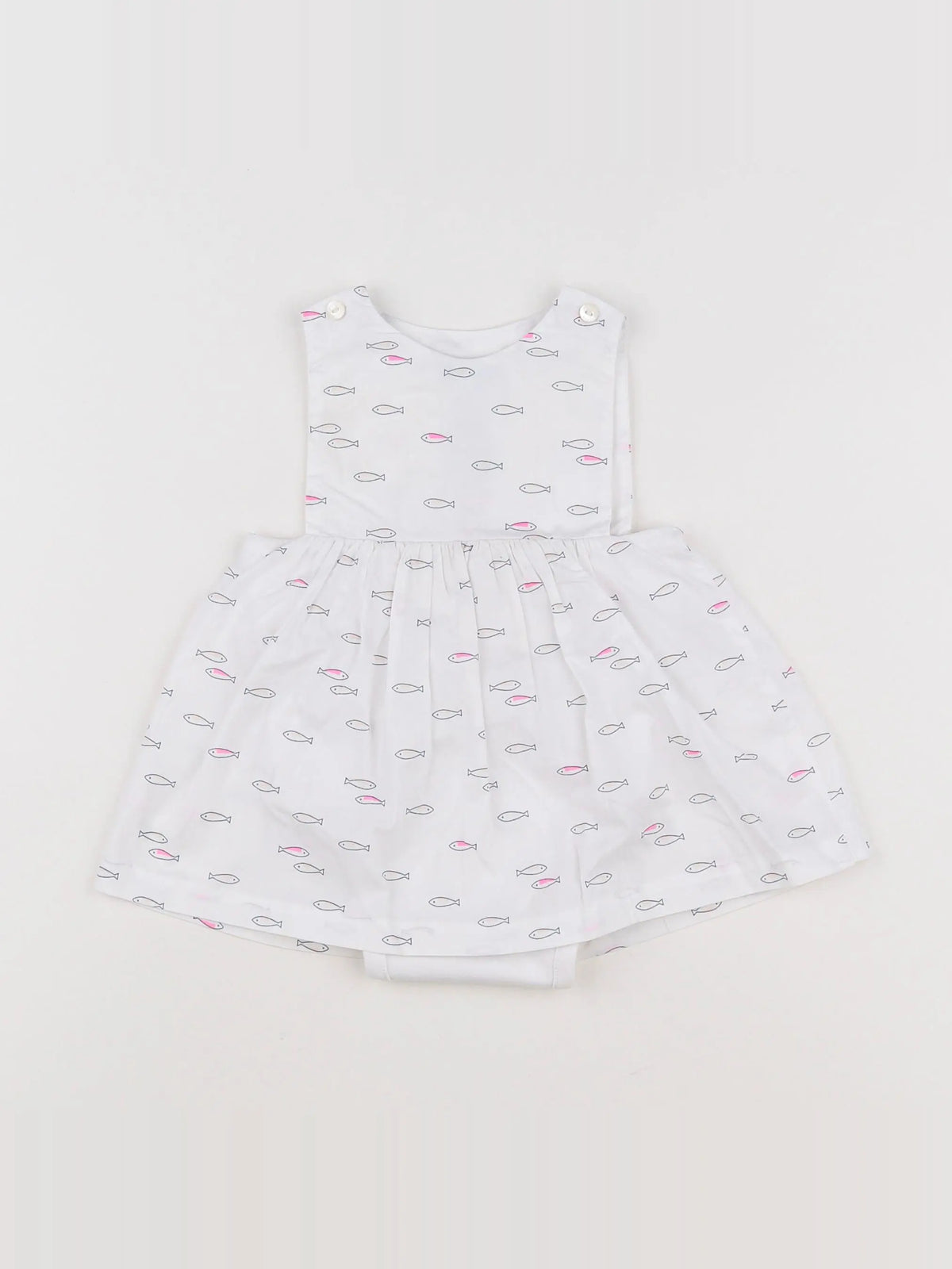 Jacadi - robe blanc - 6 mois