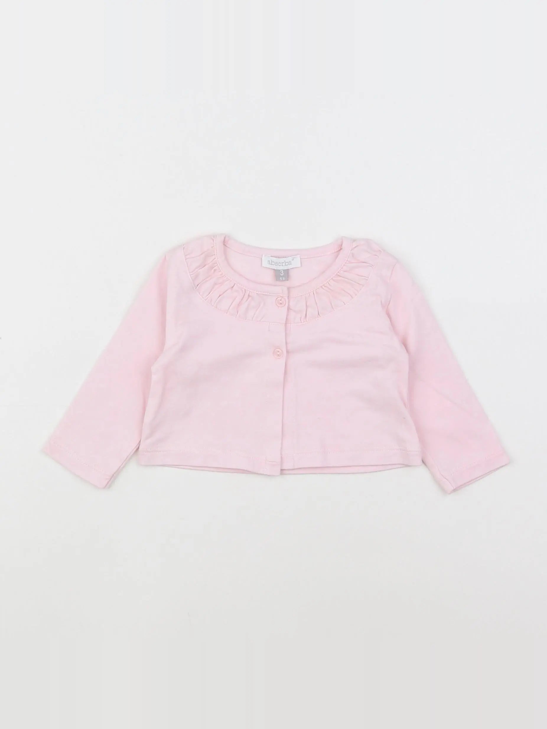 Absorba - gilet rose - 3 mois