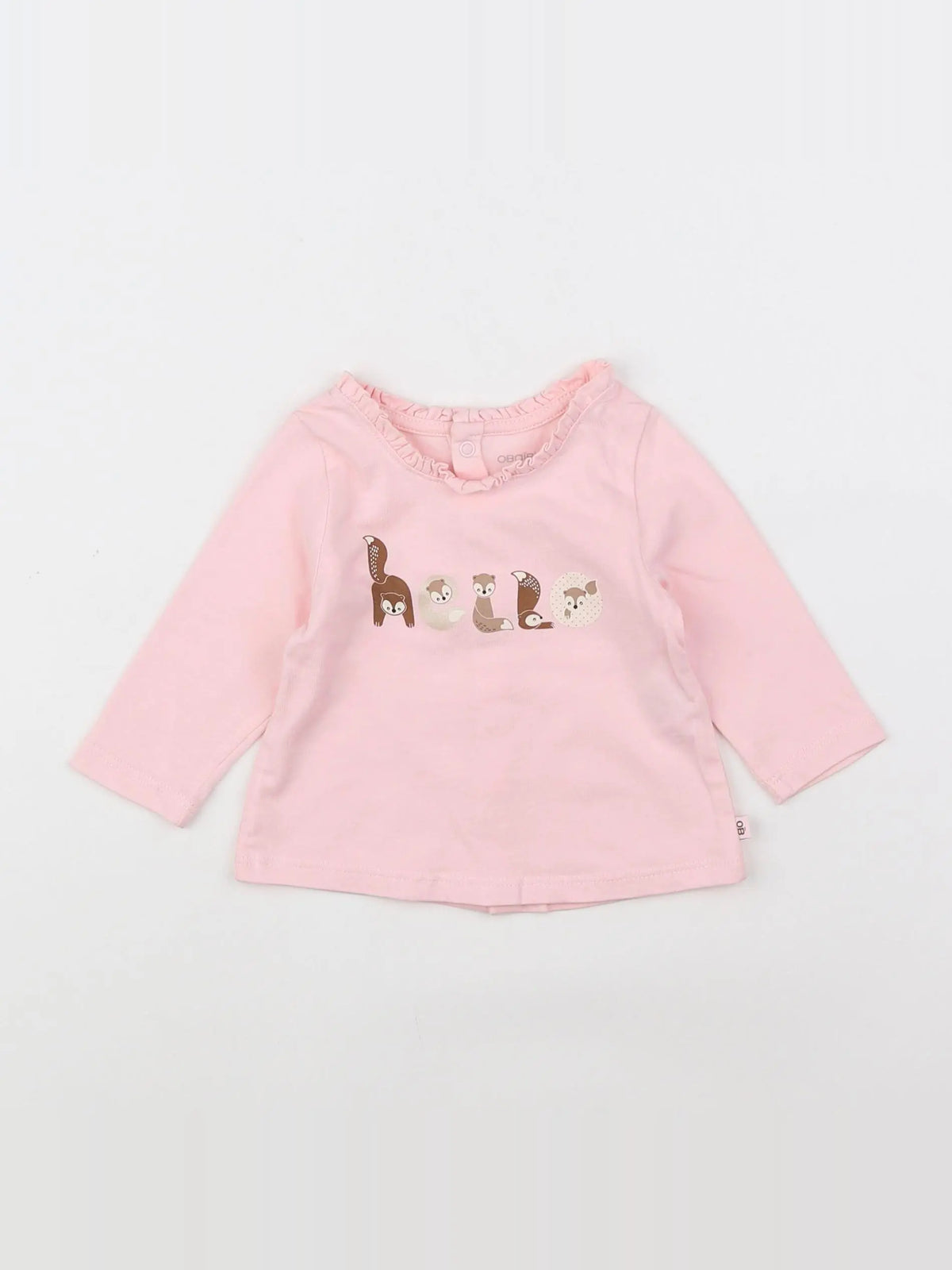 Billie Blush - tee-shirt rose - 12 mois