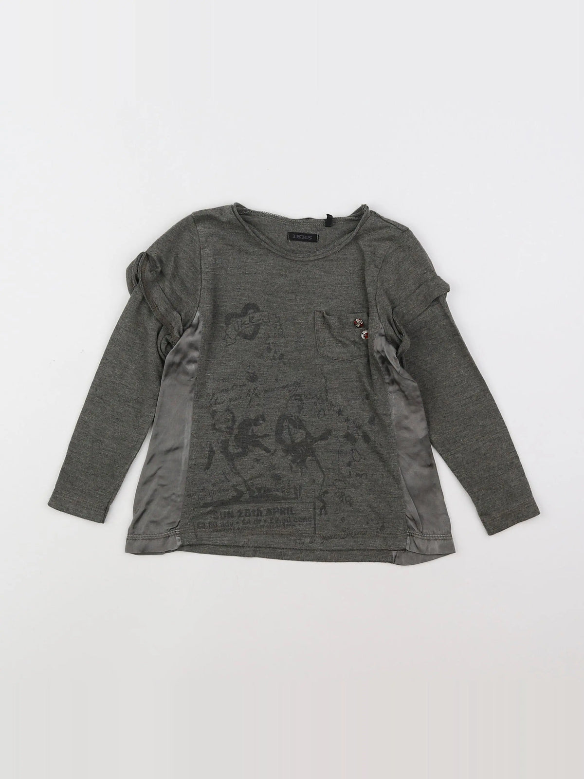 IKKS - tee-shirt gris - 18 mois