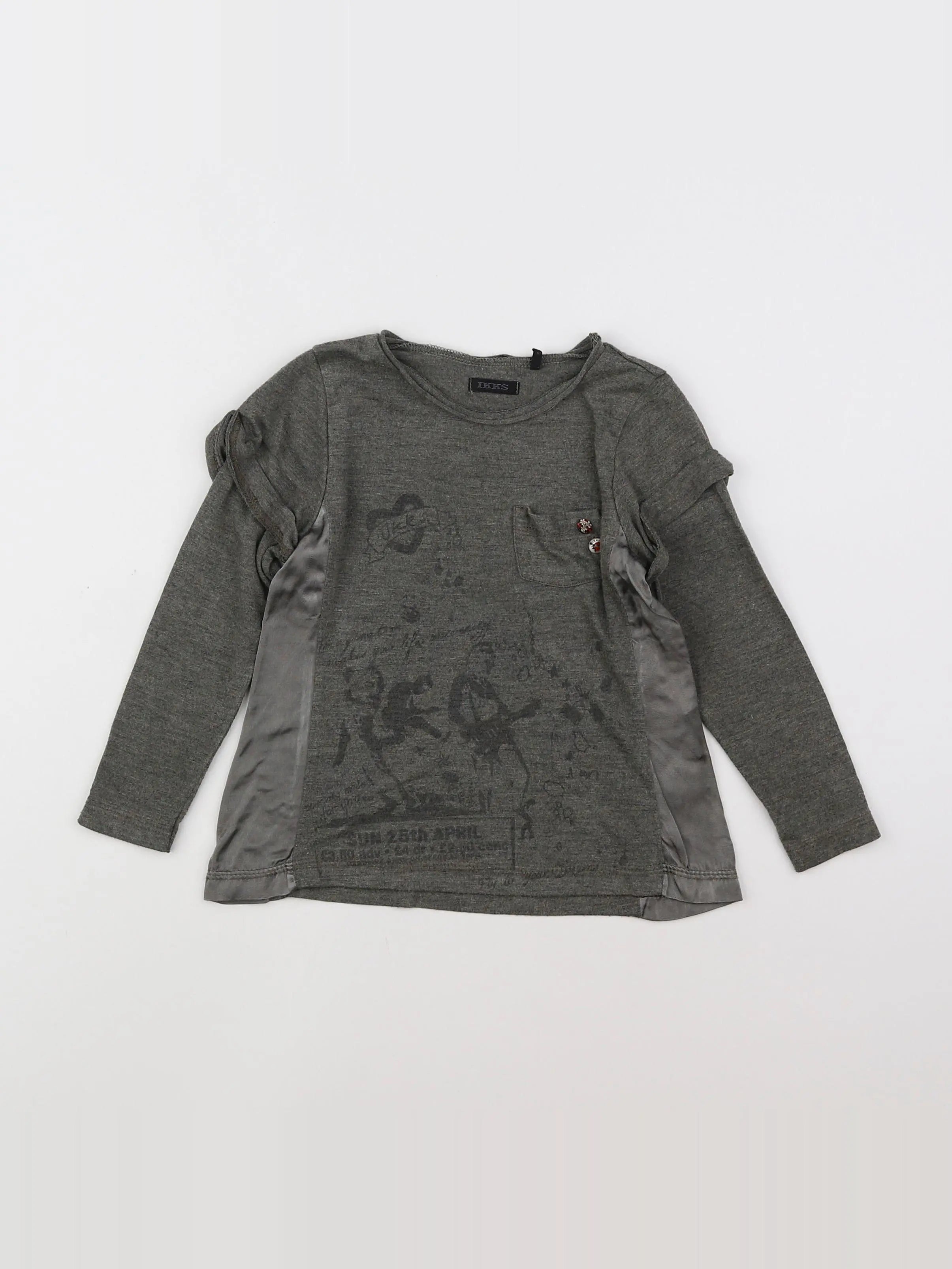 IKKS - tee-shirt gris - 18 mois