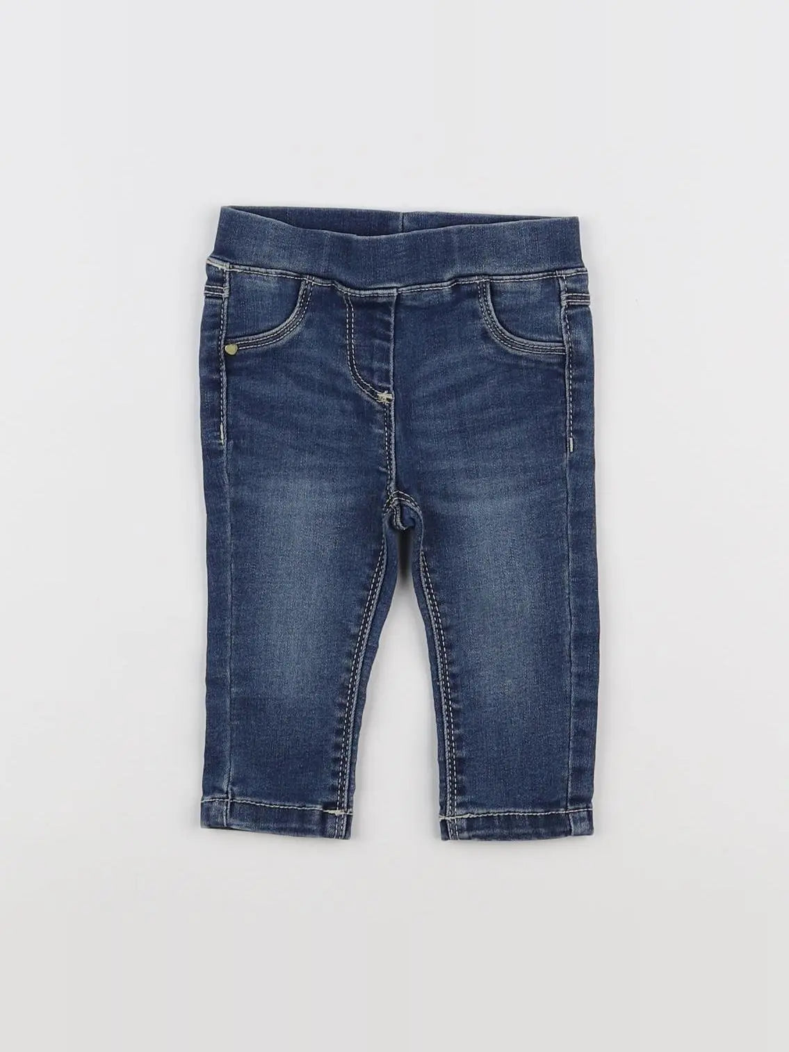 Tape à l'oeil - jegging bleu - 6 mois