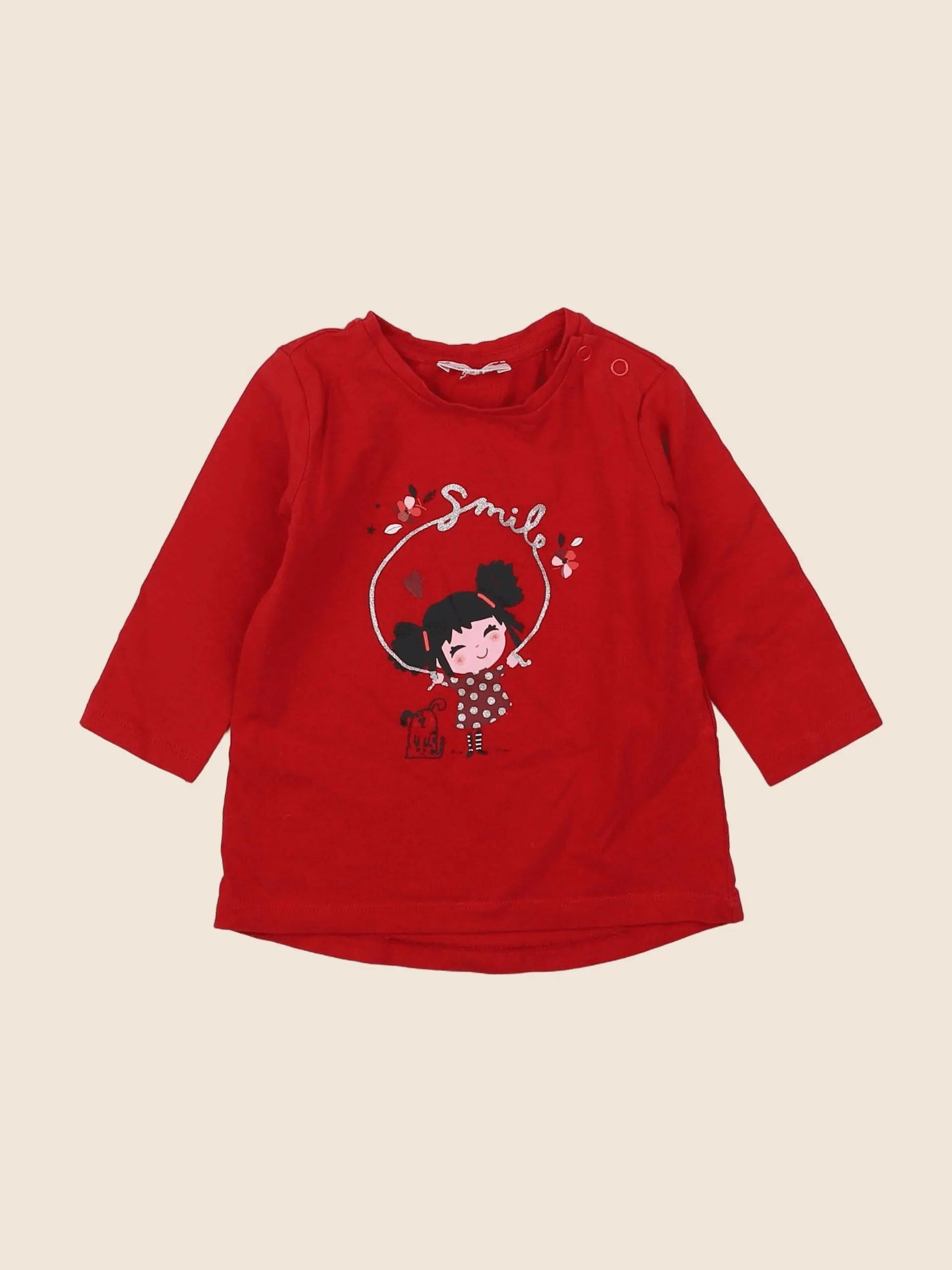 Catimini - robe rouge - 6 mois