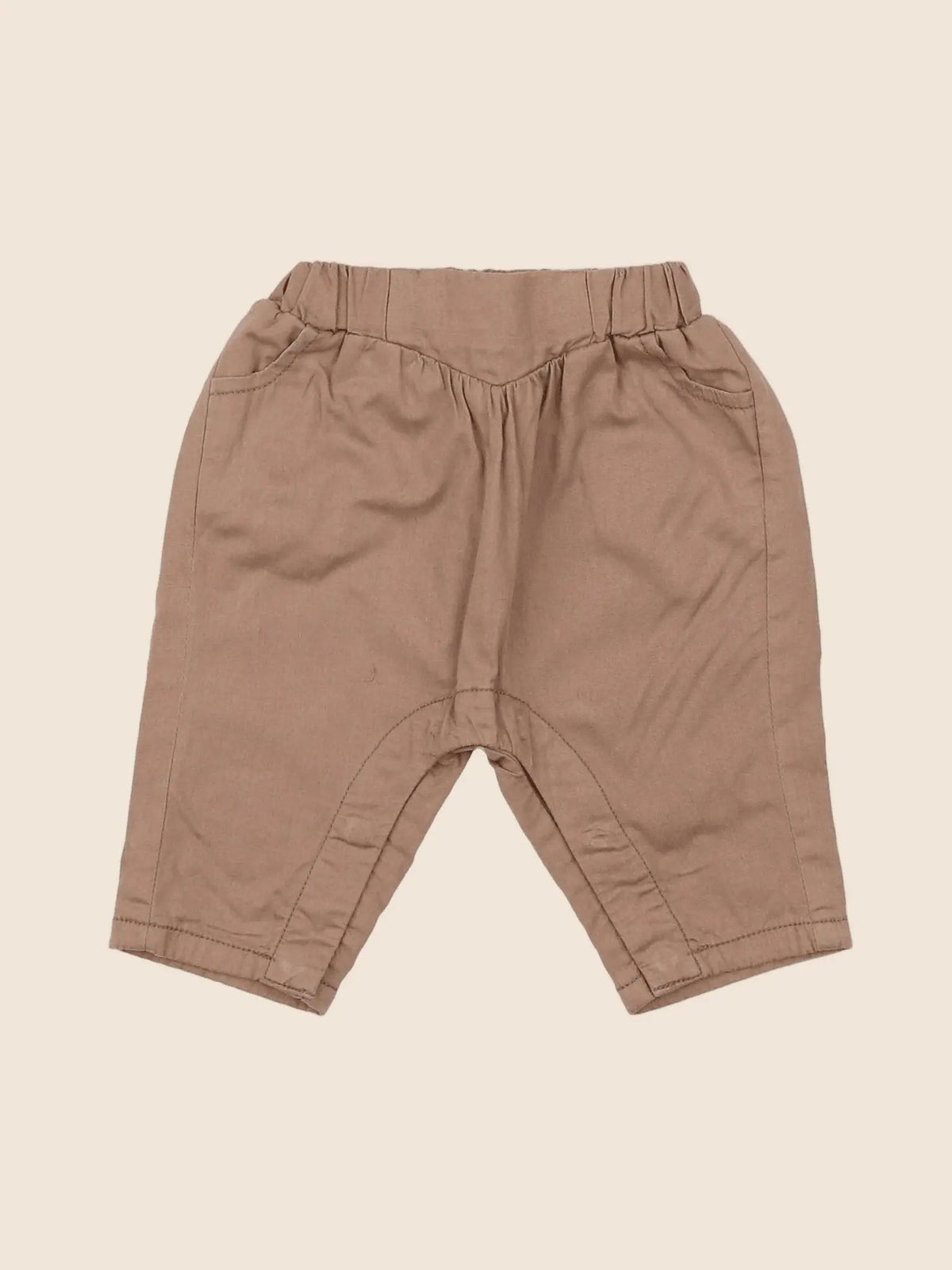 Vertbaudet - pantalon marron - 1 mois