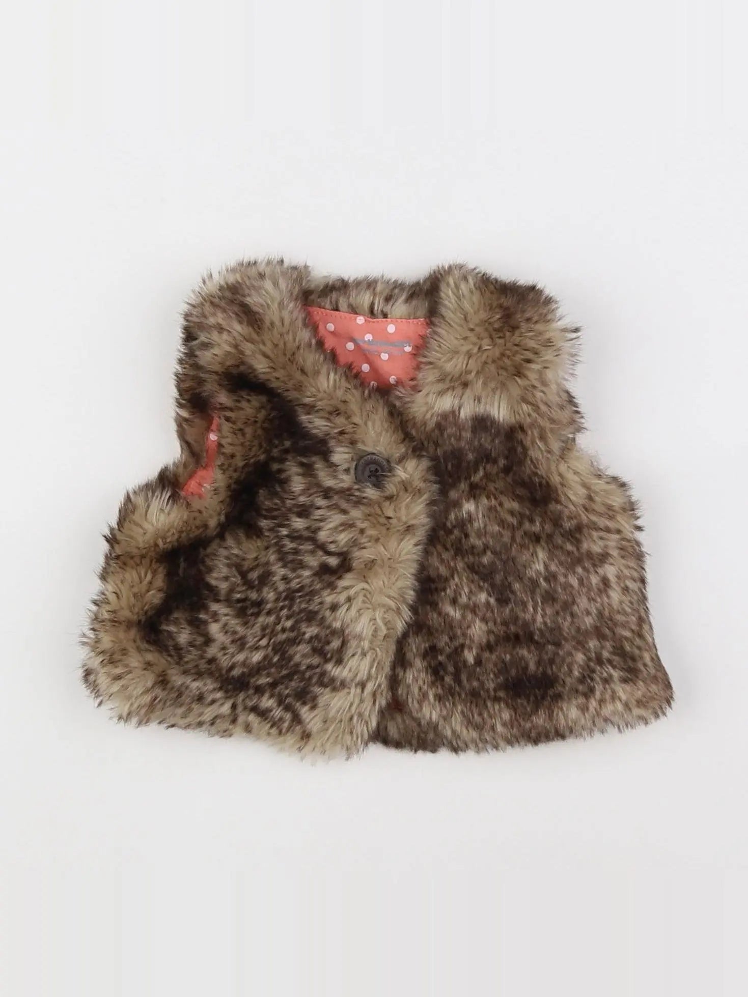 Vertbaudet - gilet marron - 1 mois