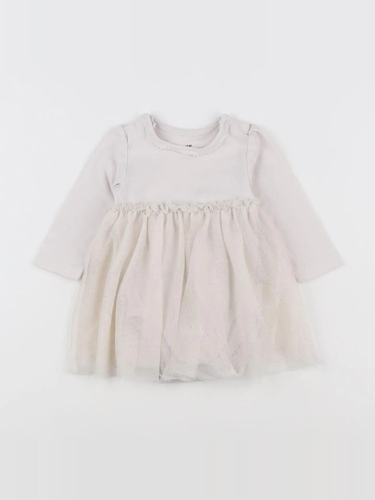 H&M - robe beige - 3 mois